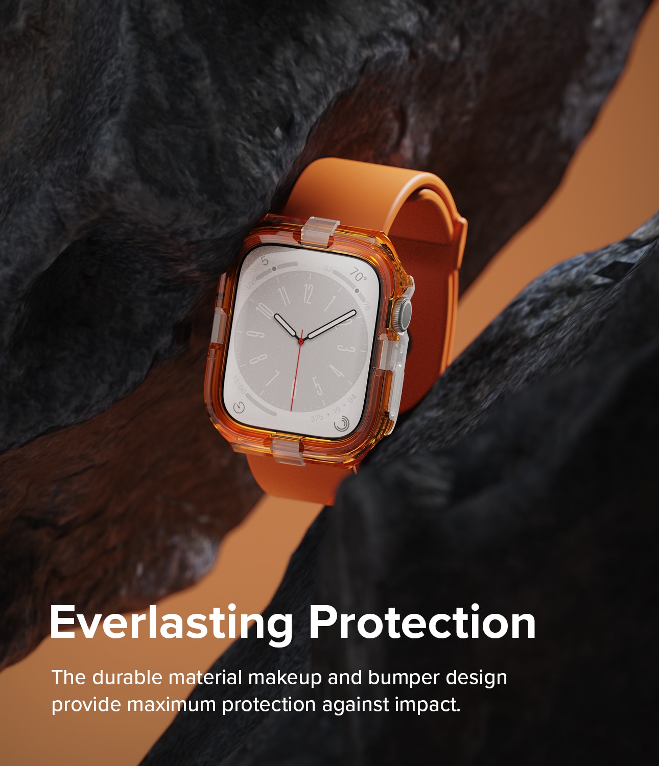 Fusion Bumper Apple Watch SE 44mm Neon Orange