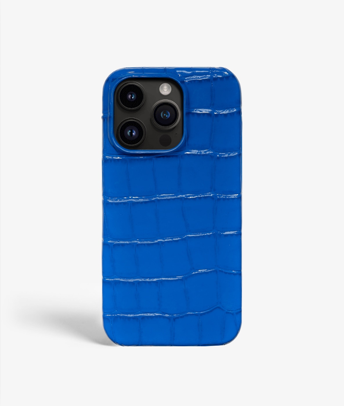 Cover iPhone 14 Pro Croco Blue