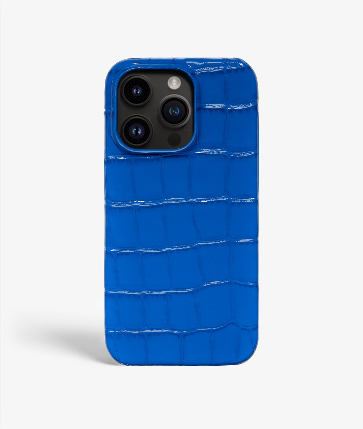 Cover iPhone 14 Pro Max Croco Blue