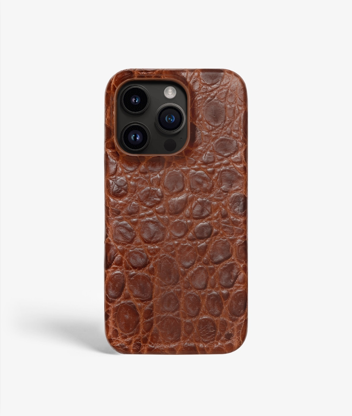 Cover iPhone 14 Pro Small Croco Brown