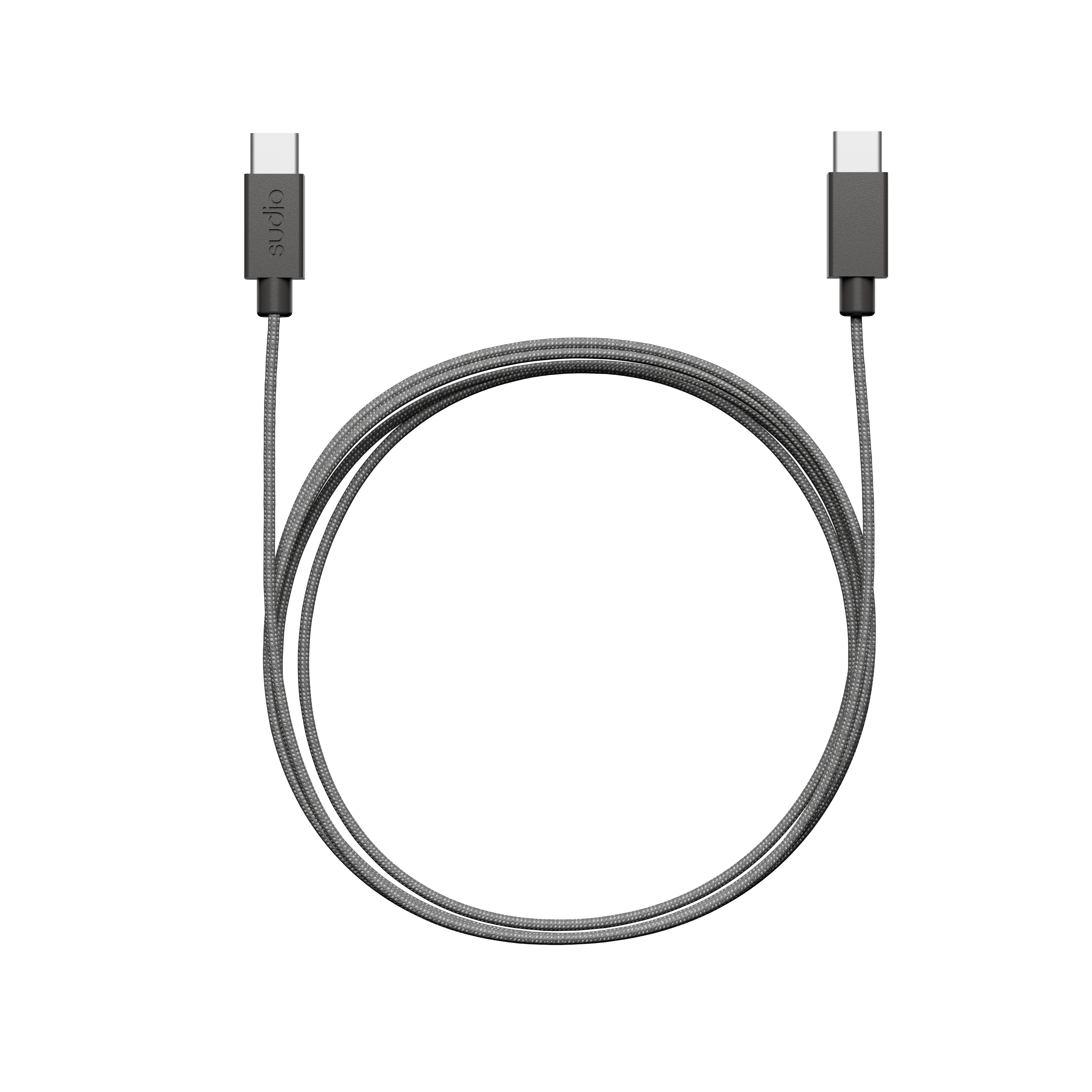 C1-C Opladerkabel USB-C til USB-C 1.8 m Sort