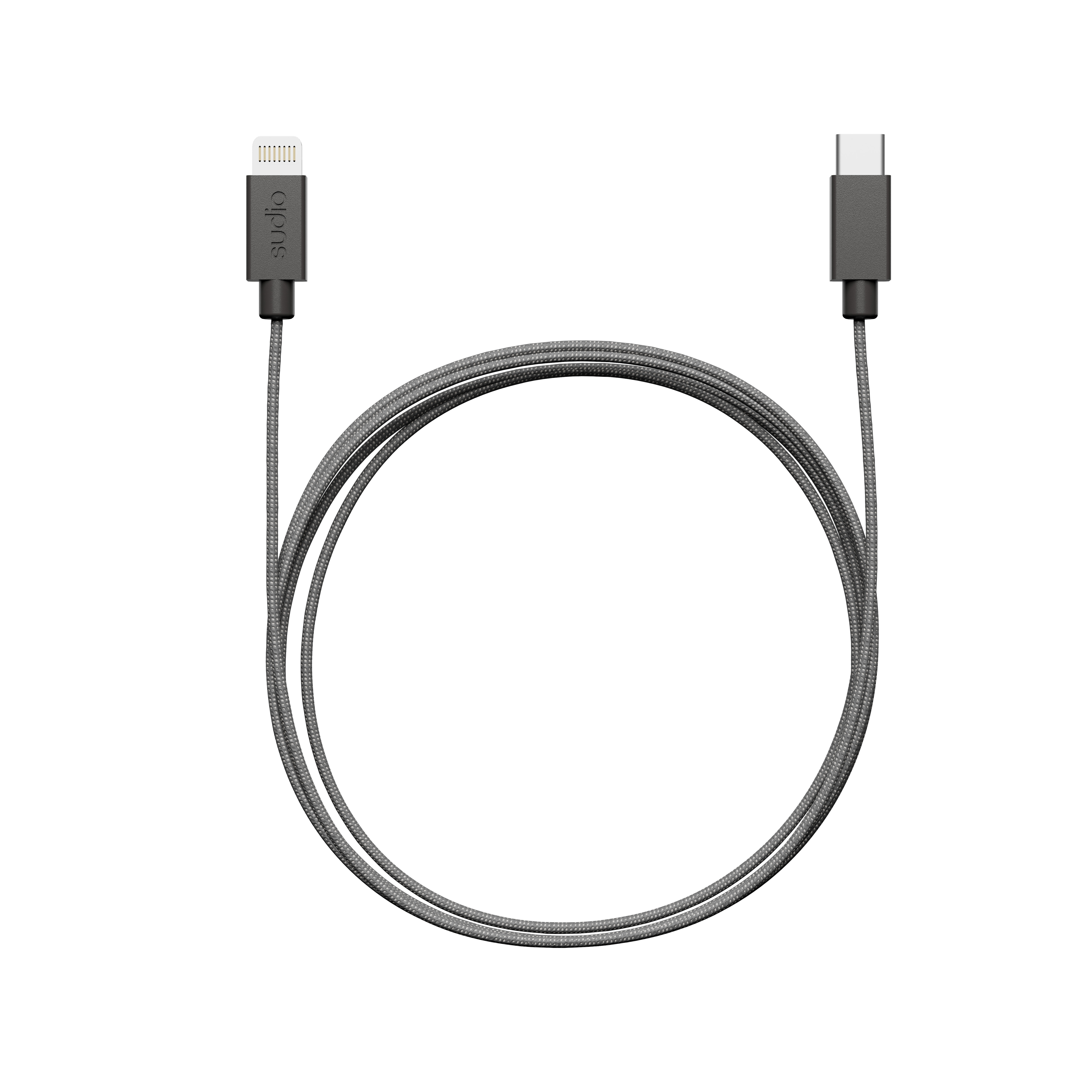 C1-L Opladerkabel USB-C til Lightning 1.8 m Sort