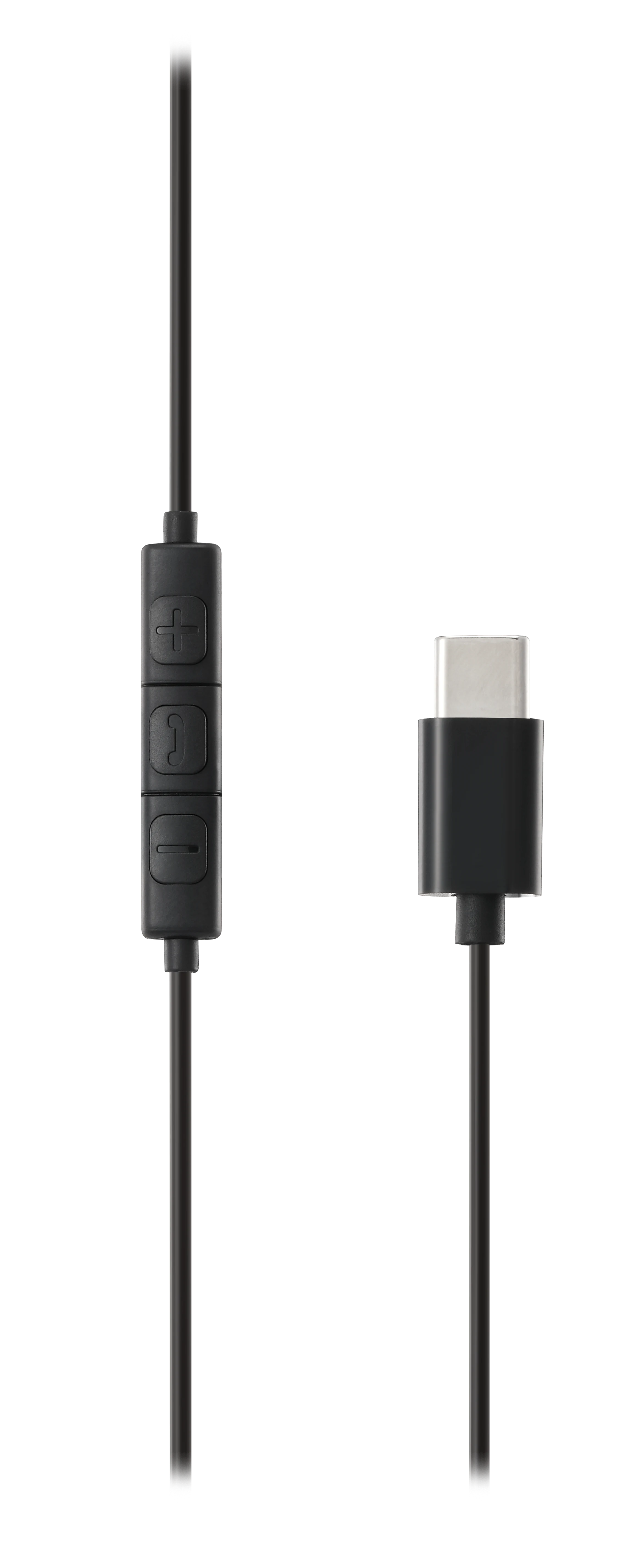 Semi-in-ear høretelefoner USB-C sort