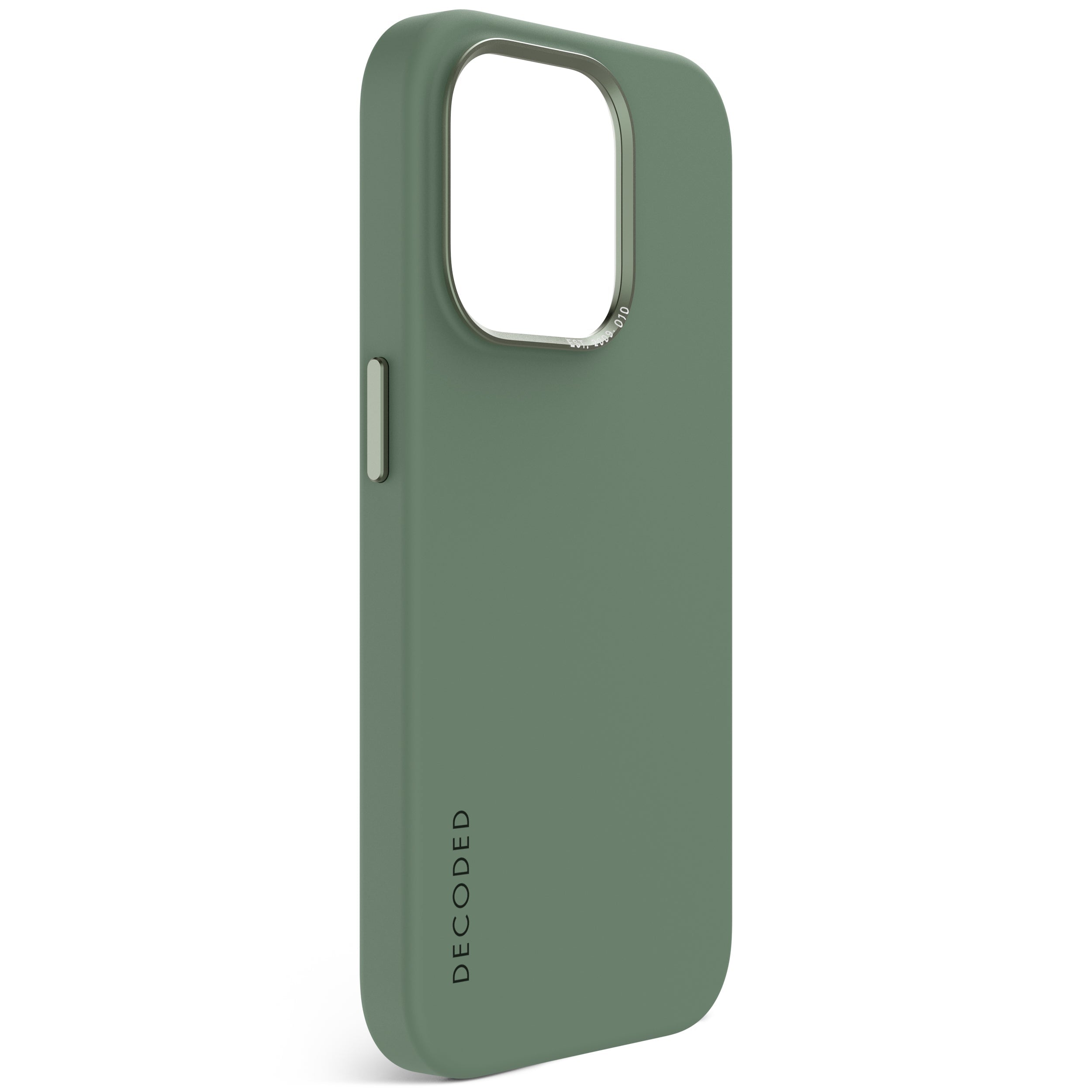 AntiMicrobial Silicone Back Cover iPhone 15 Pro Sage Leaf