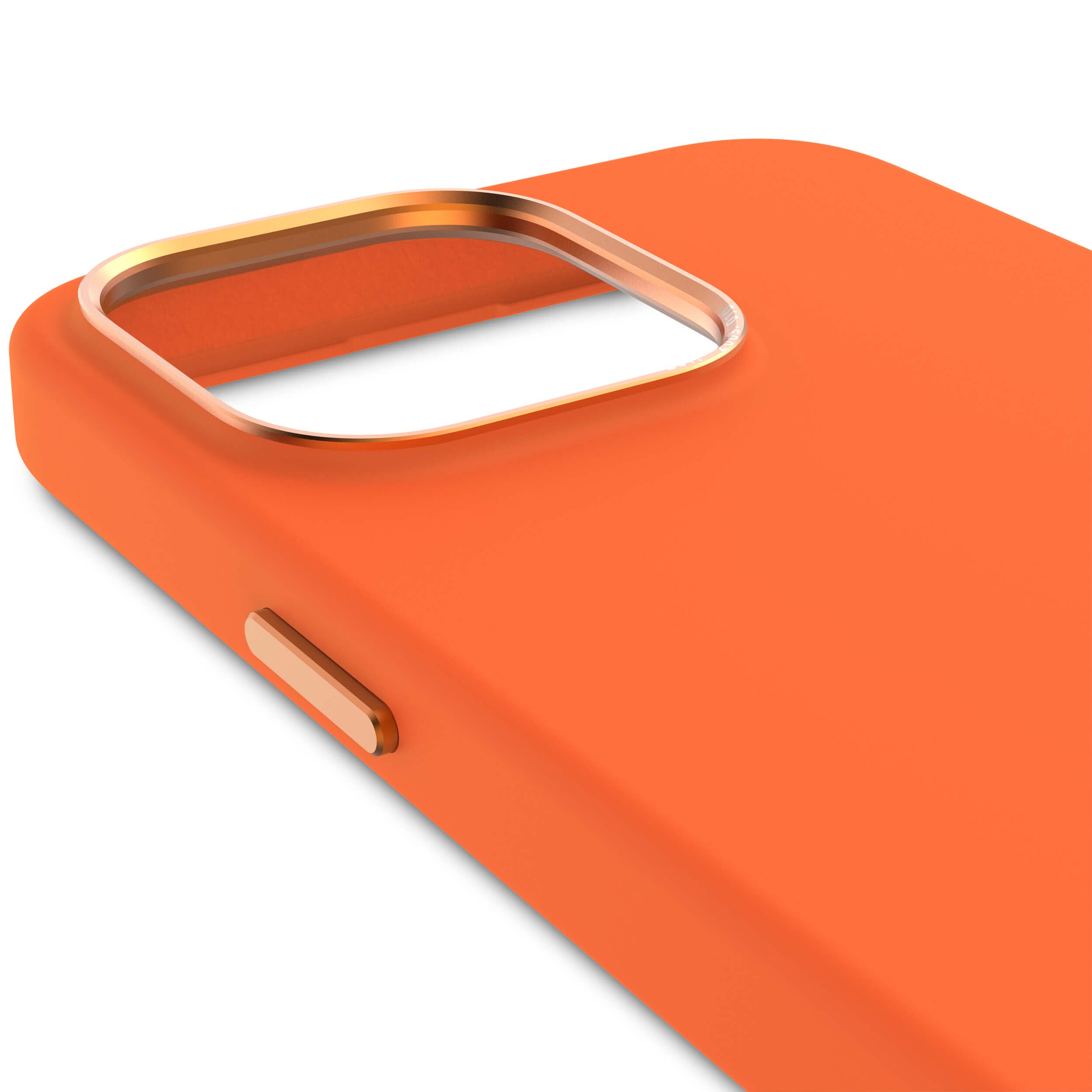 AntiMicrobial Silicone Back Cover iPhone 15 Pro Max Apricot