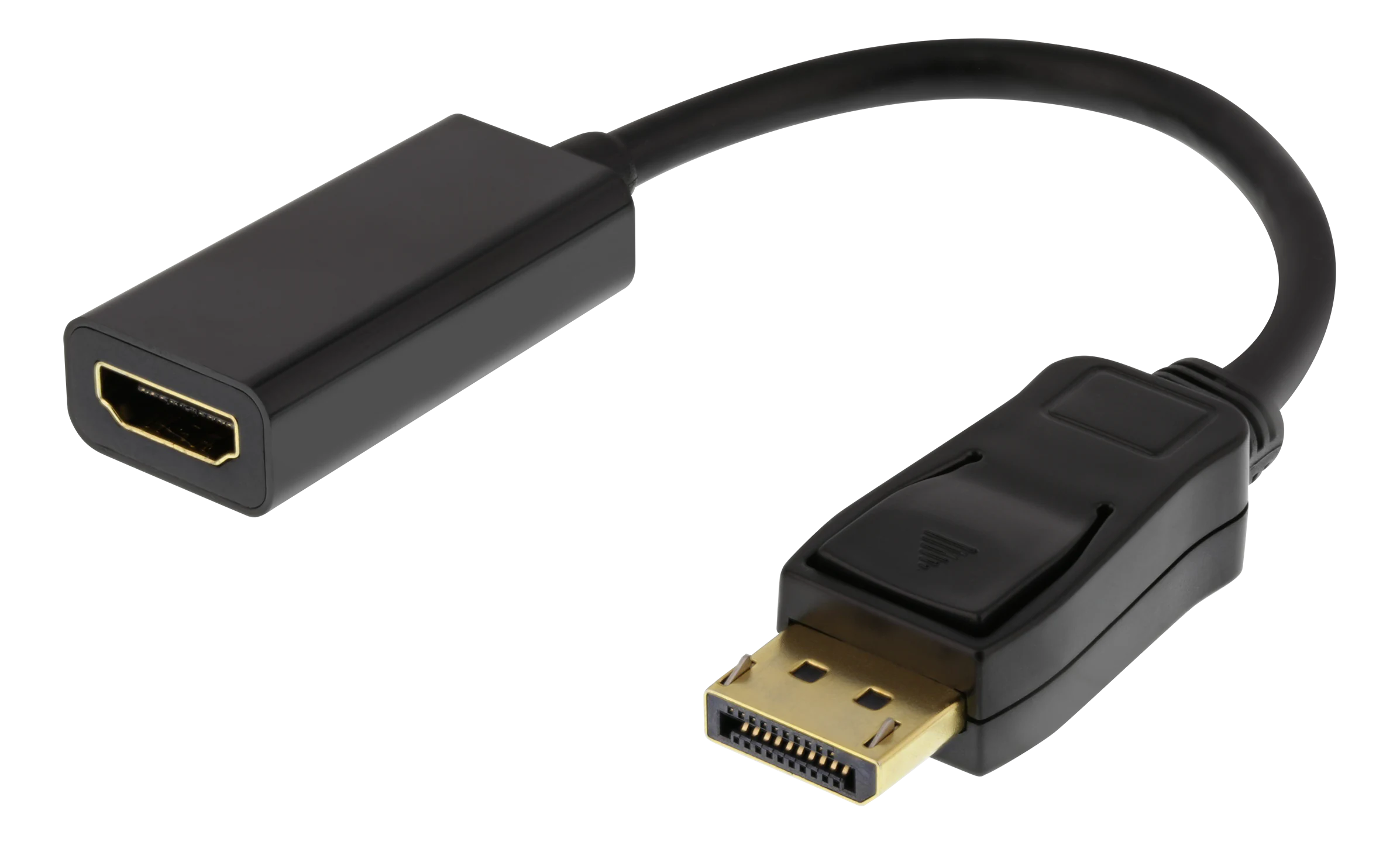 DisplayPort til HDMI-adapter sort