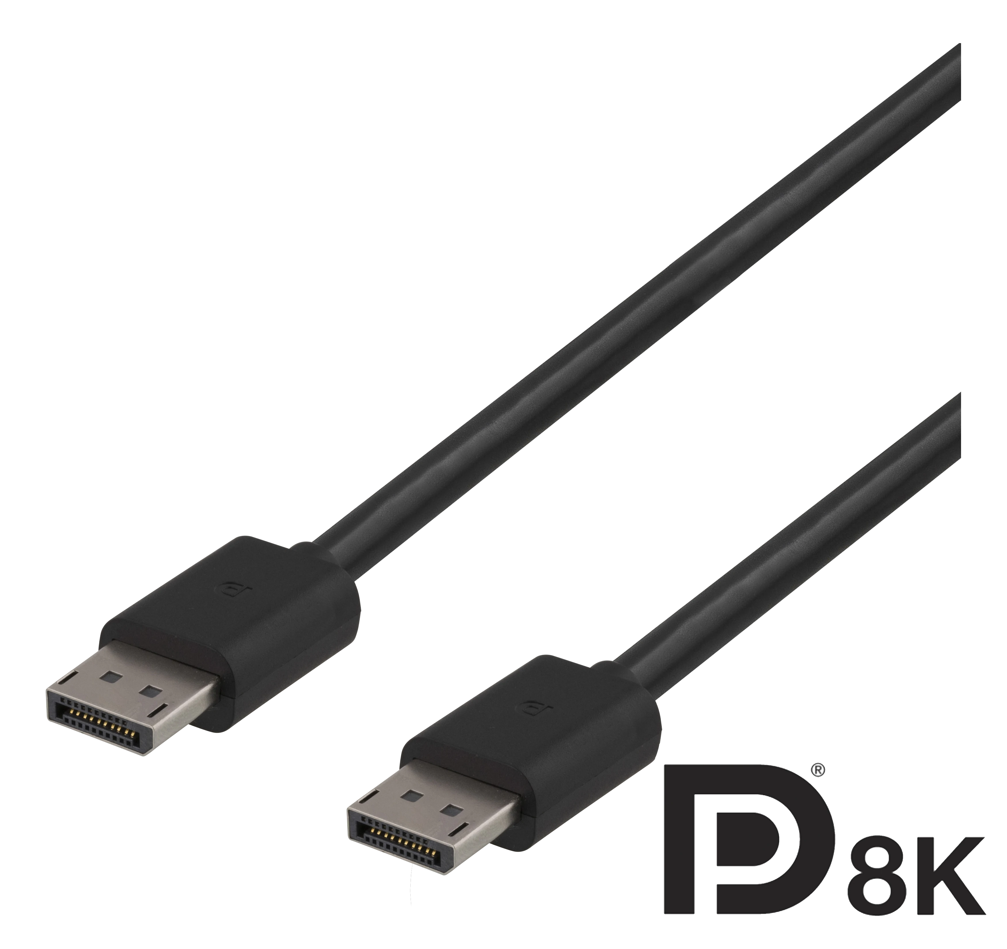 DisplayPort kabel 3m sort