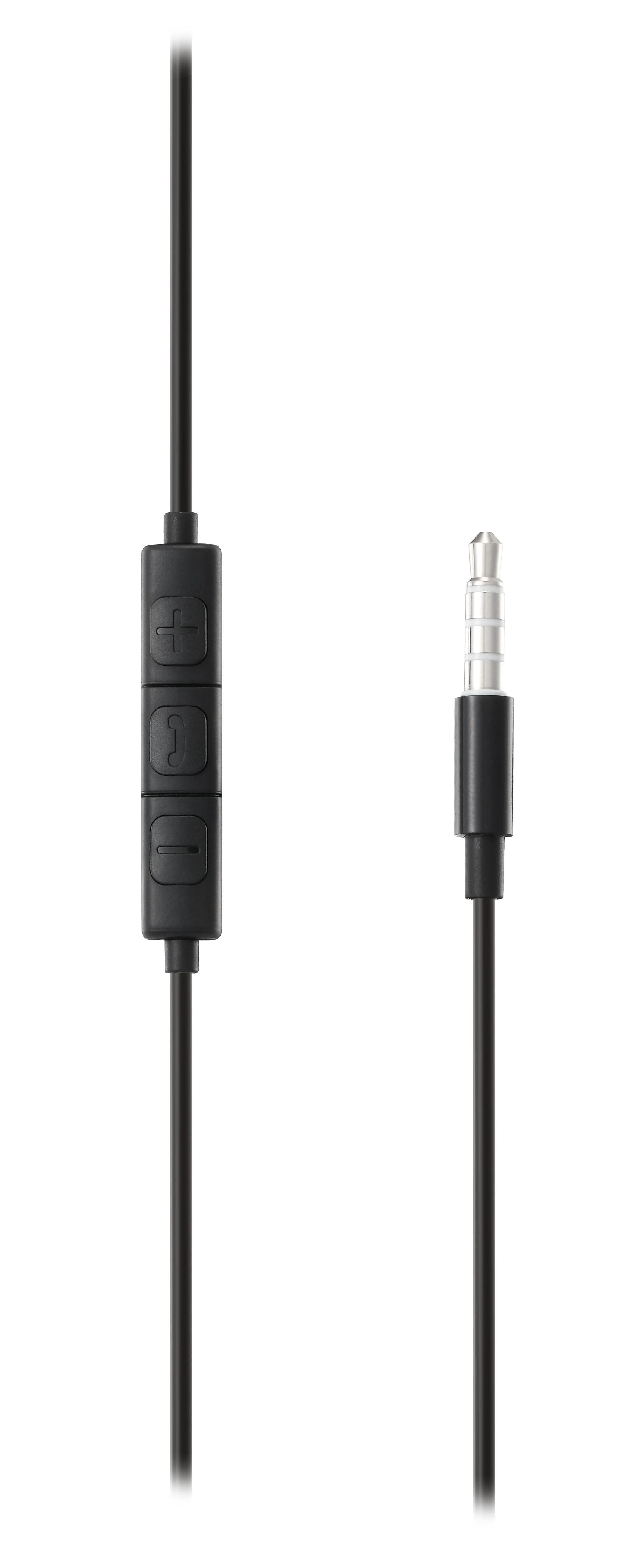 Semi-in-ear høretelefoner 3.5mm sort