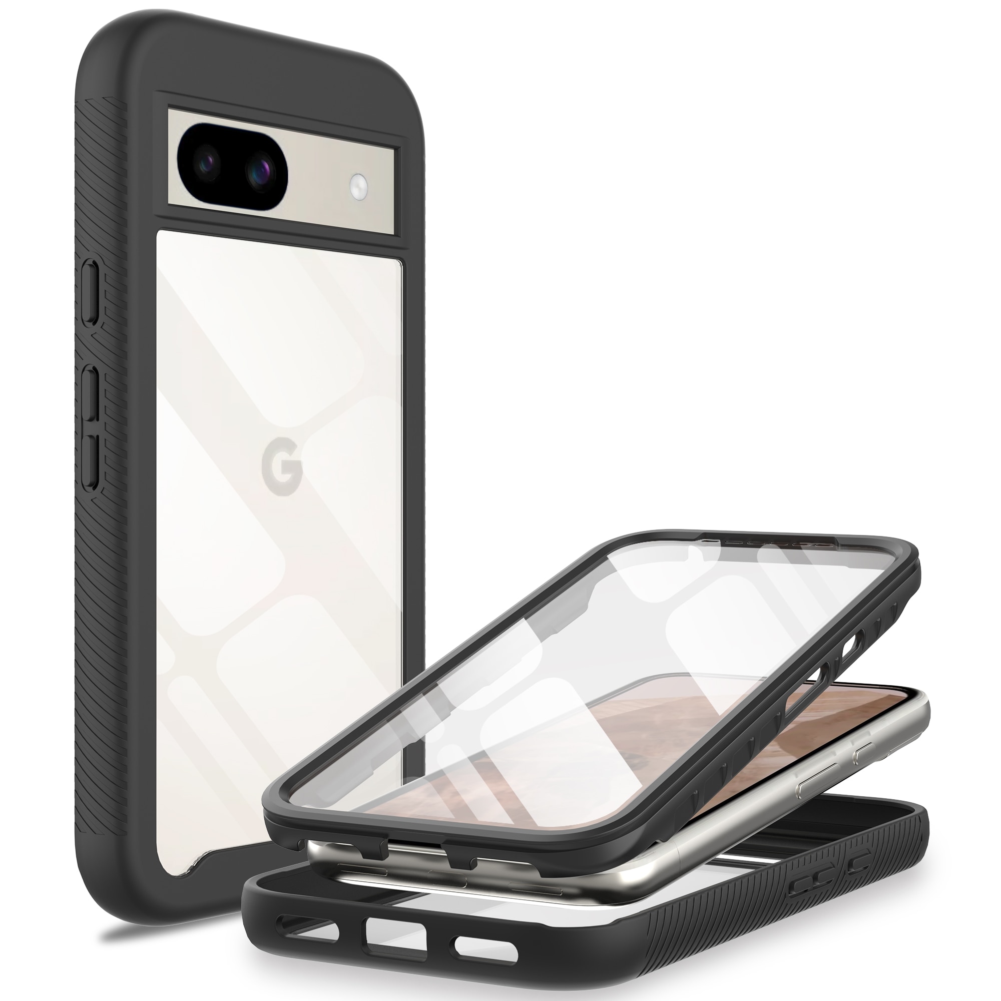 Full Protection Case Google Pixel 8a Sort