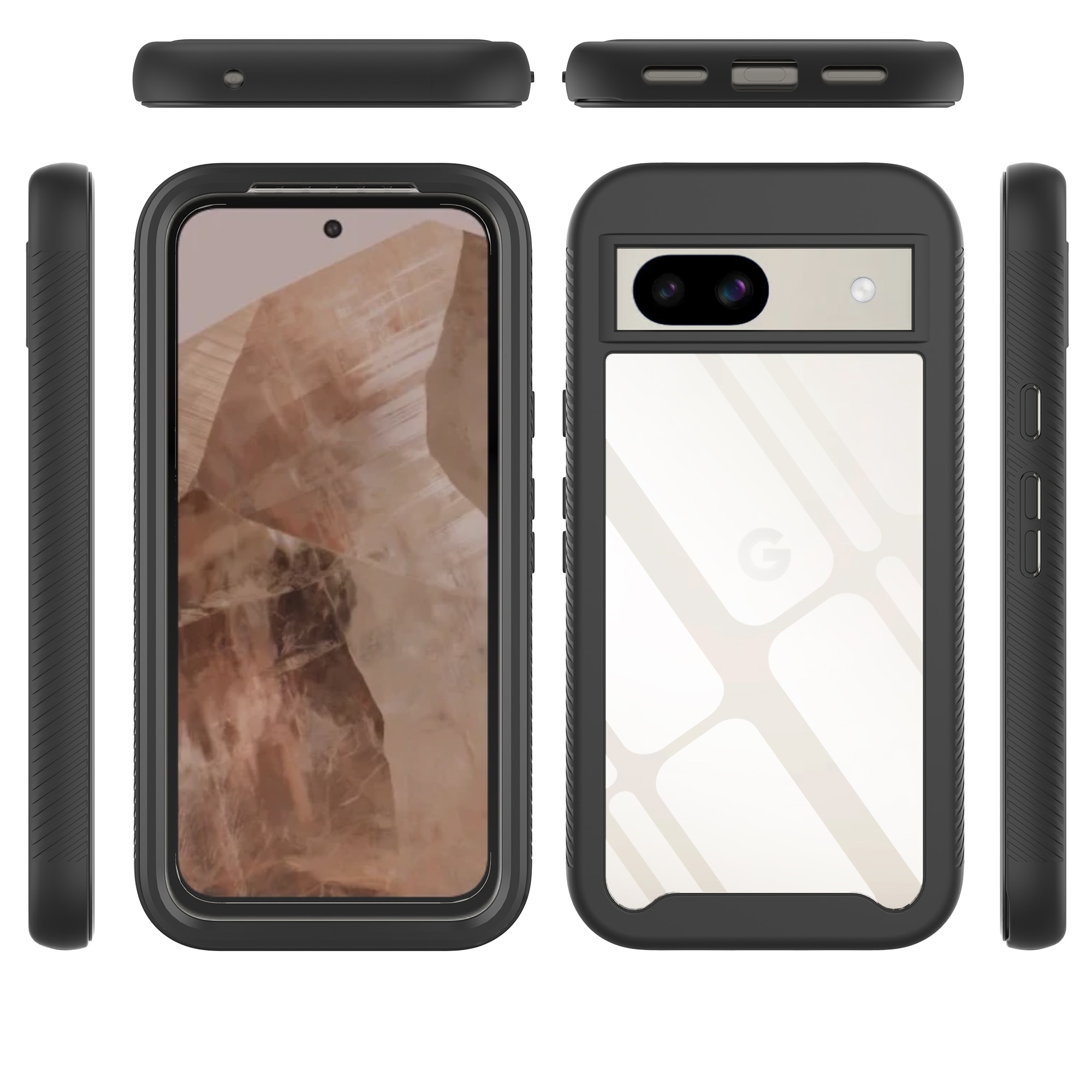 Full Protection Case Google Pixel 8a Sort