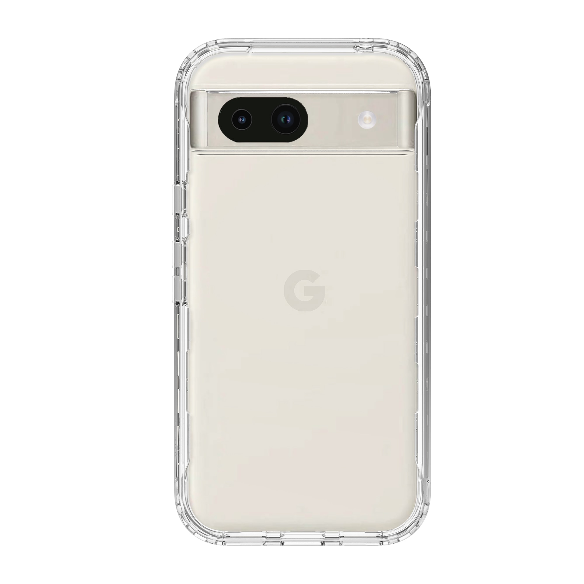 Full Protection Case Google Pixel 8a gennemsigtig