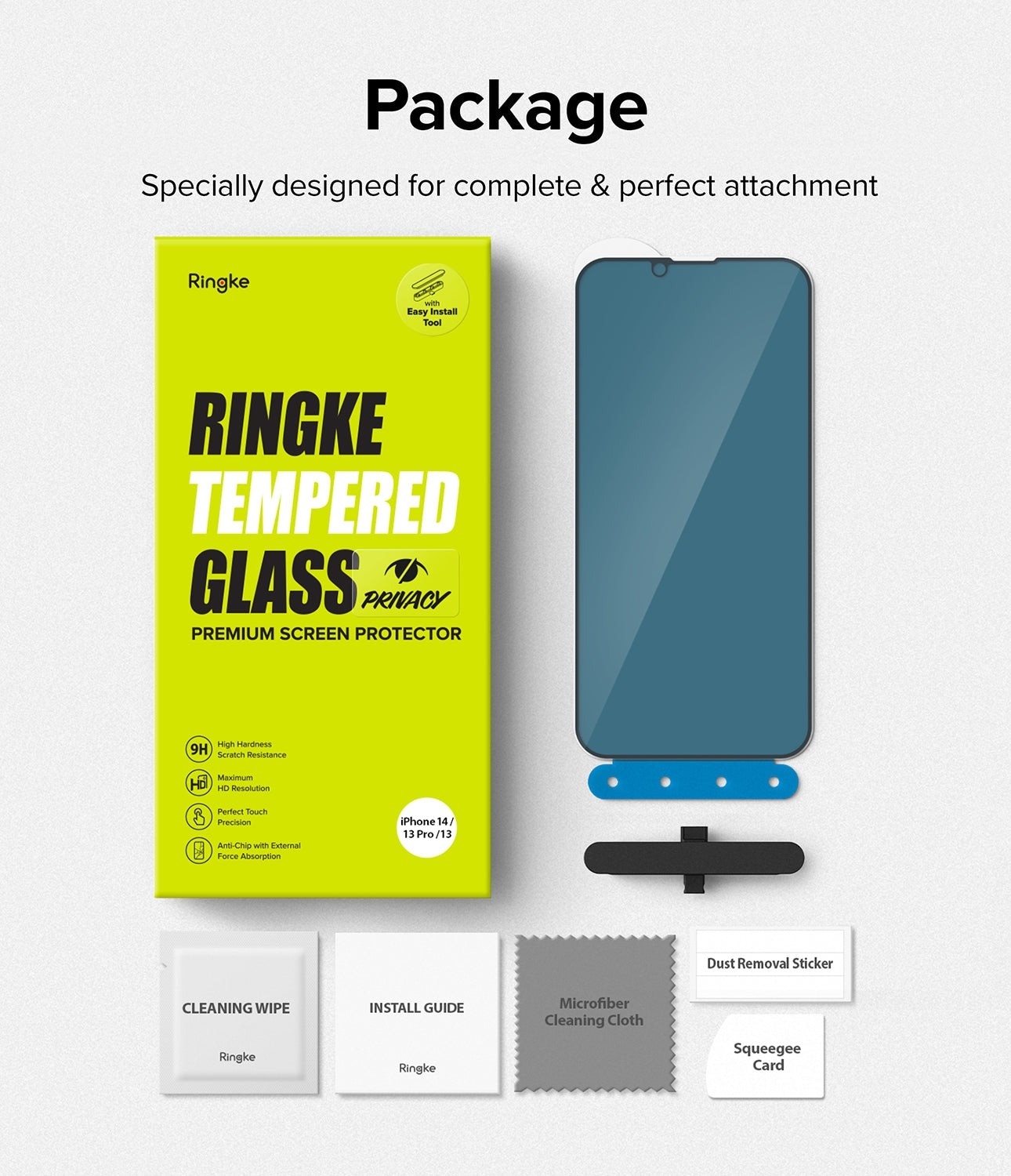 Privacy Screen Protector Glass iPhone 14