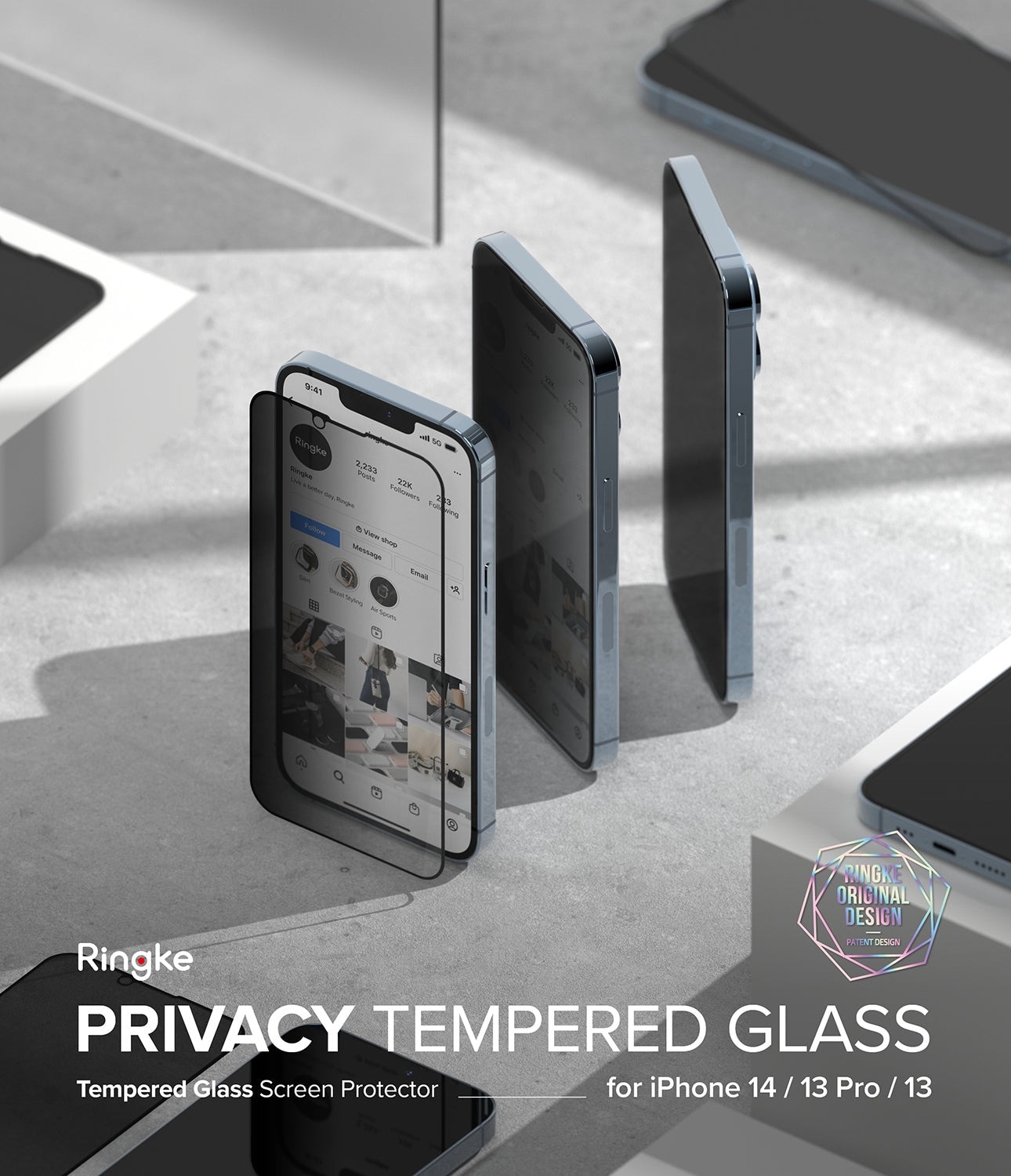 Privacy Screen Protector Glass iPhone 14