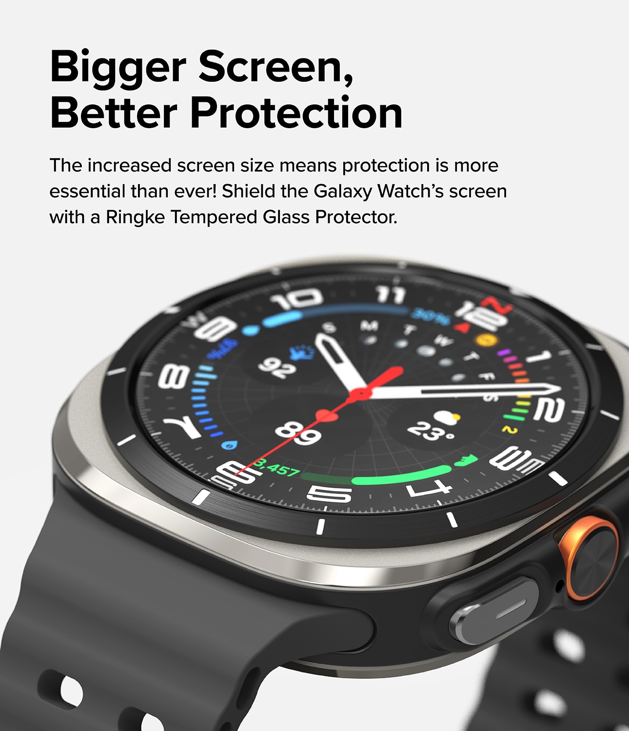 Screen Tempered Glass Samsung Galaxy Watch Ultra 47mm (4-pack)