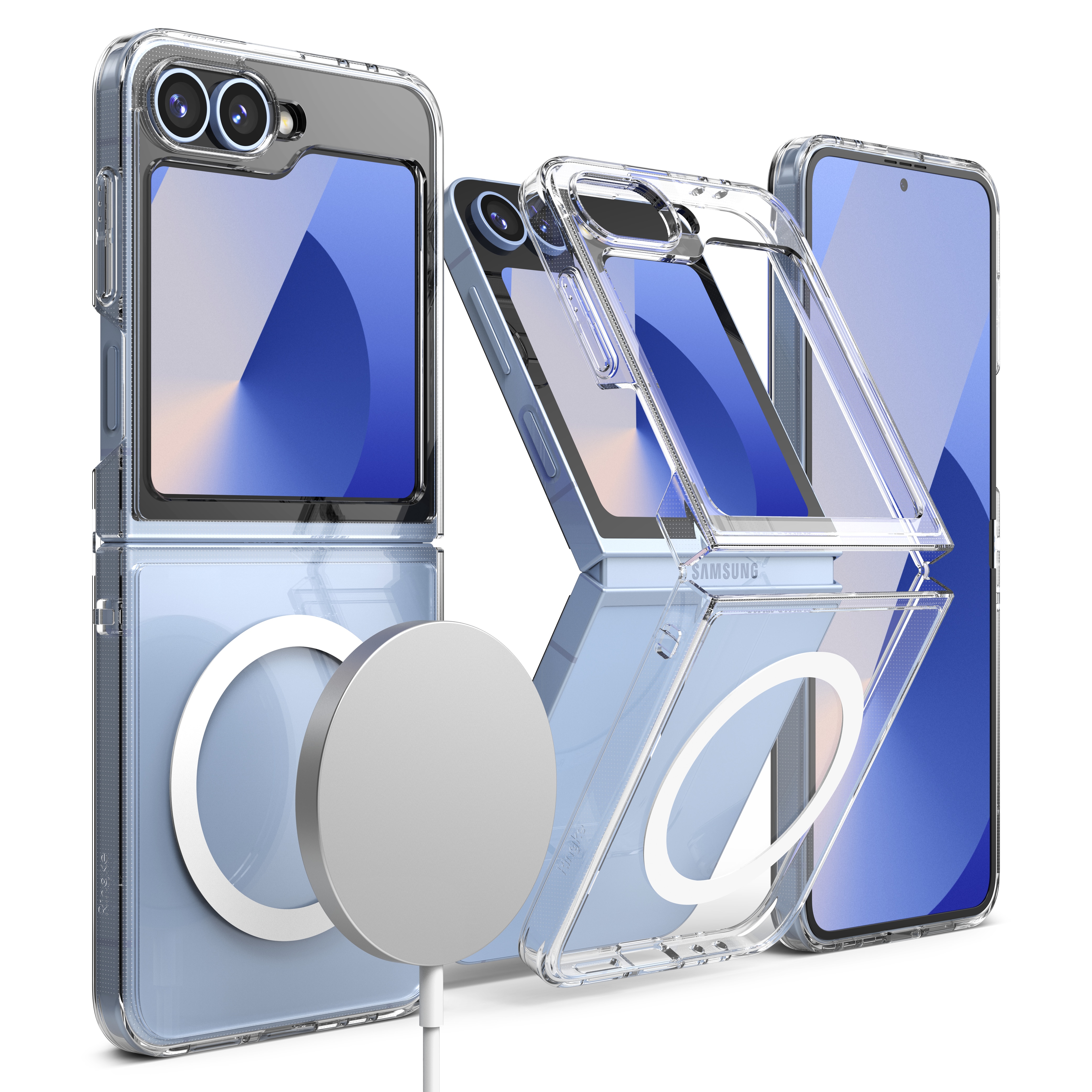 Fusion Magnetic Case Samsung Galaxy Z Flip 6 Matte Clear