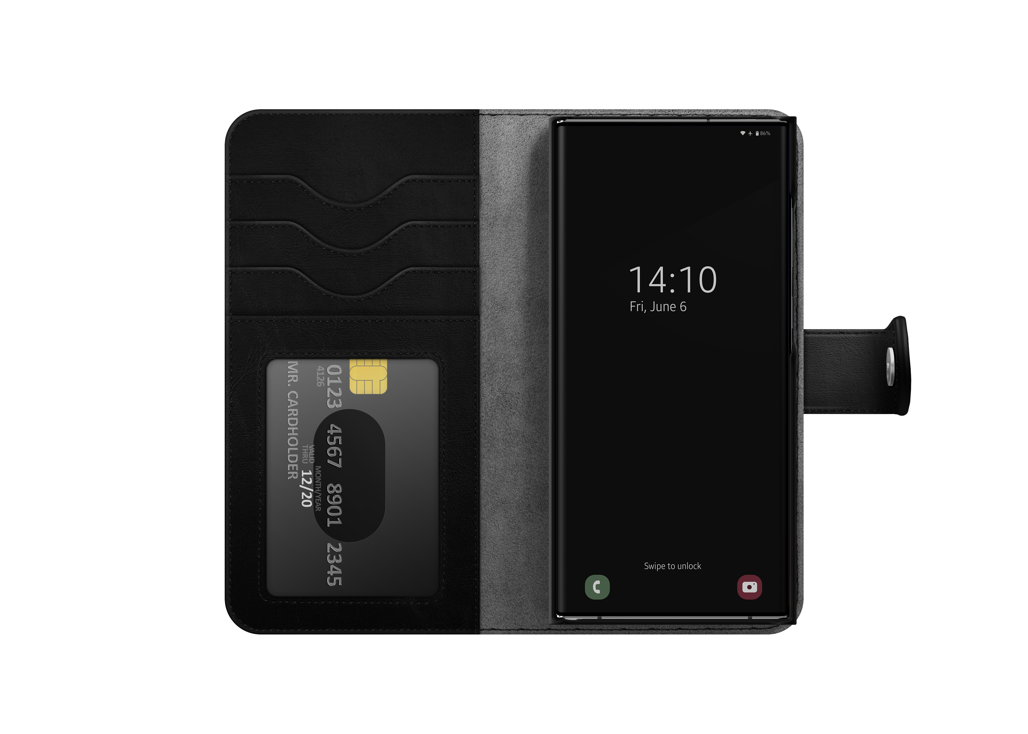 Magnet Wallet+ Samsung Galaxy S24 Ultra Black