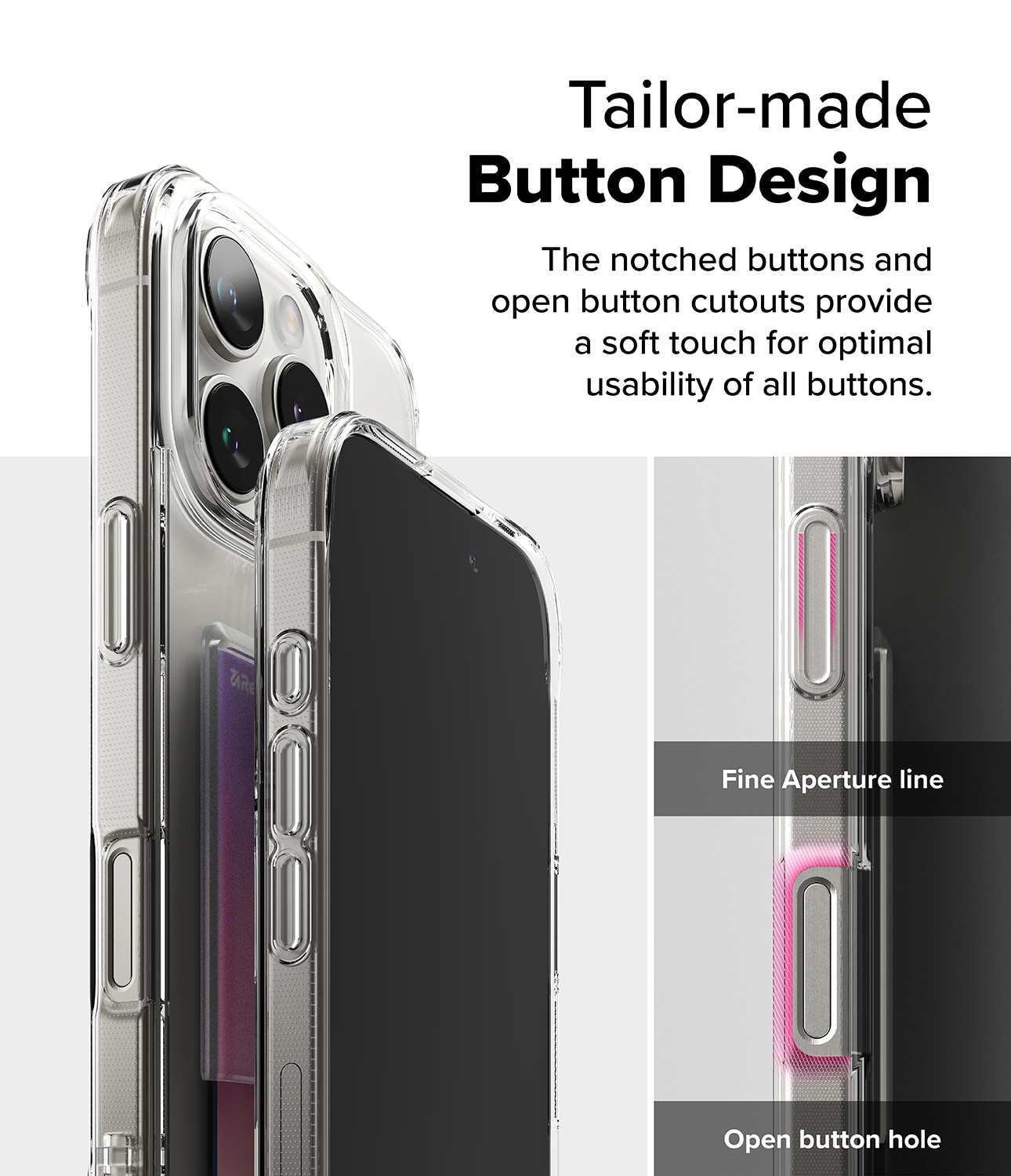 Fusion Card Case iPhone 16 Pro Max Clear