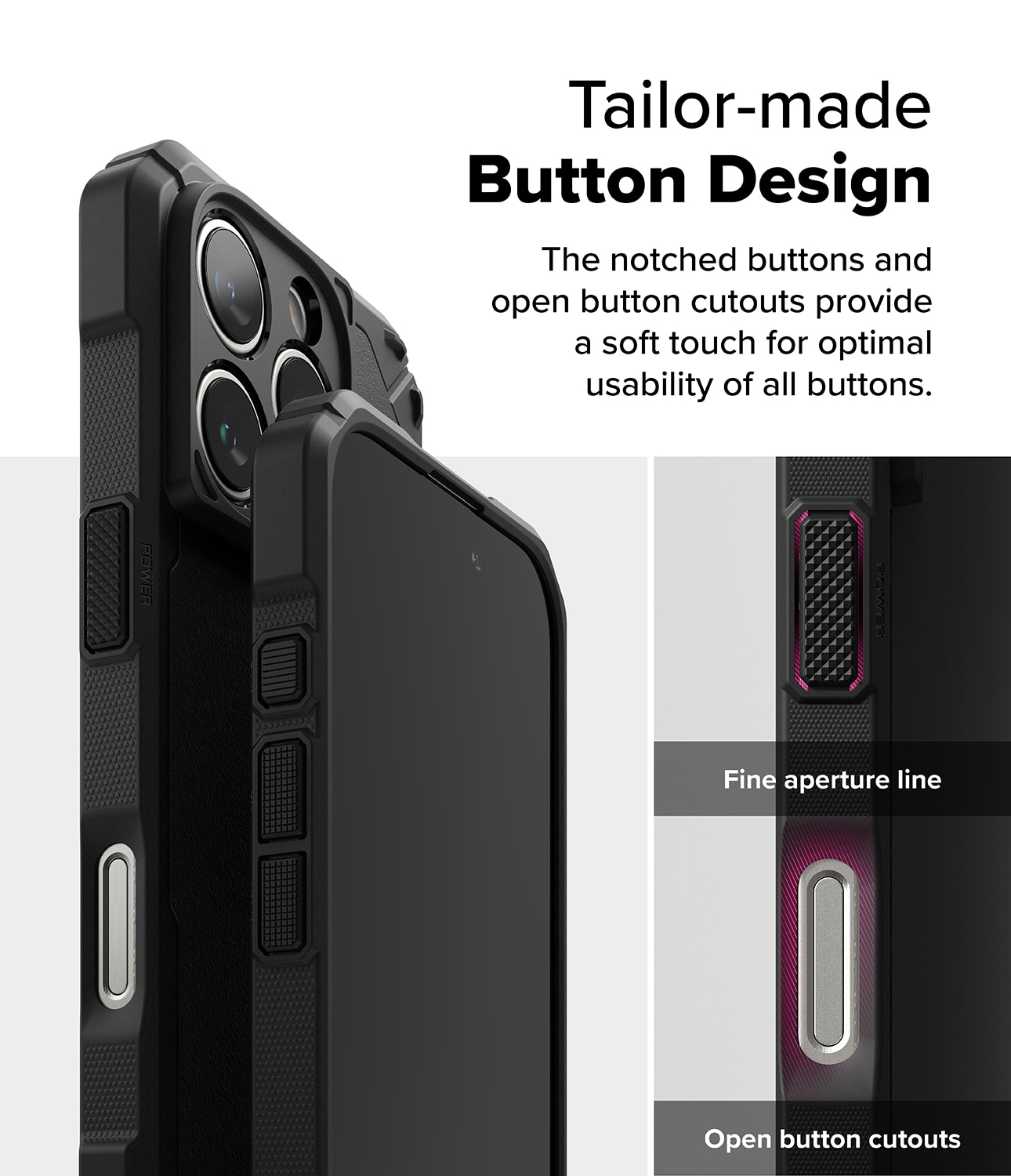 Rugged Gear Magnetic Case iPhone 16 Pro Max Black