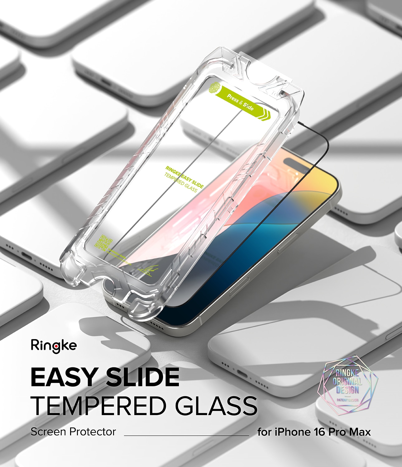 Easy Slide Glass (2-pack) iPhone 16 Pro Max