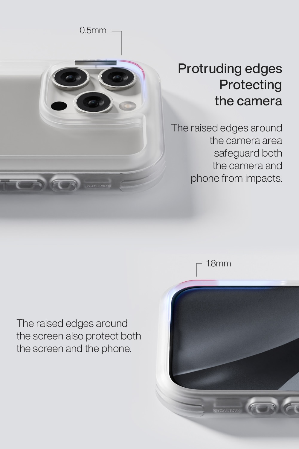 Arche MagSafe Stand Cover iPhone 16 Pro Matte Clear