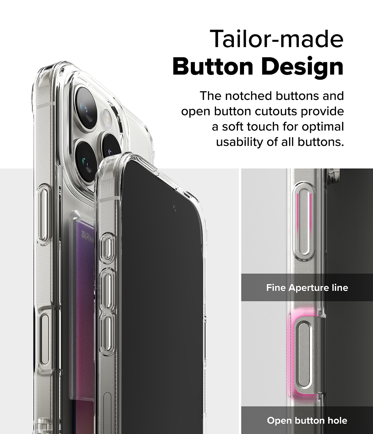 Fusion Card Case iPhone 16 Pro Clear