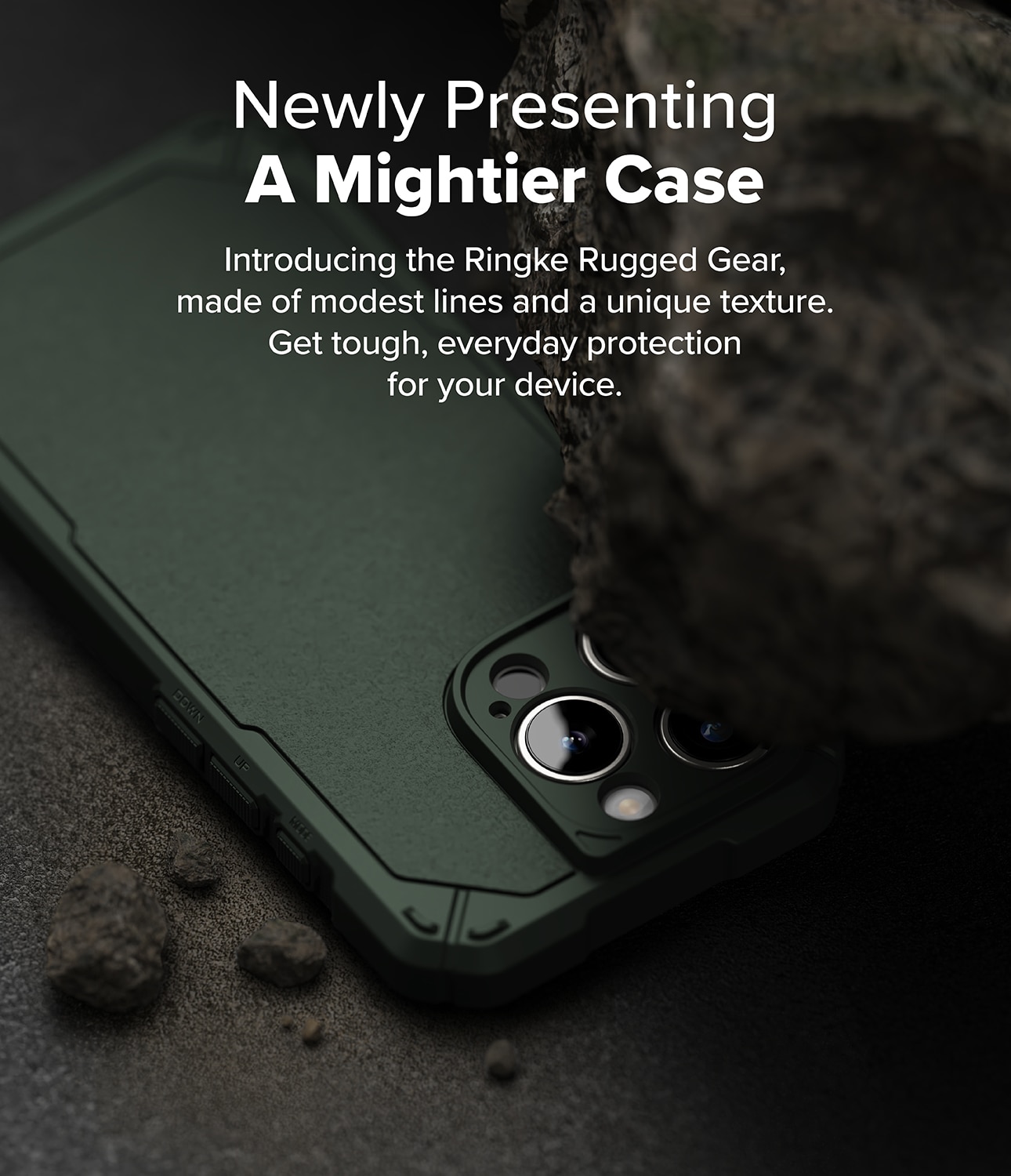 Rugged Gear Magnetic Case iPhone 16 Pro Black