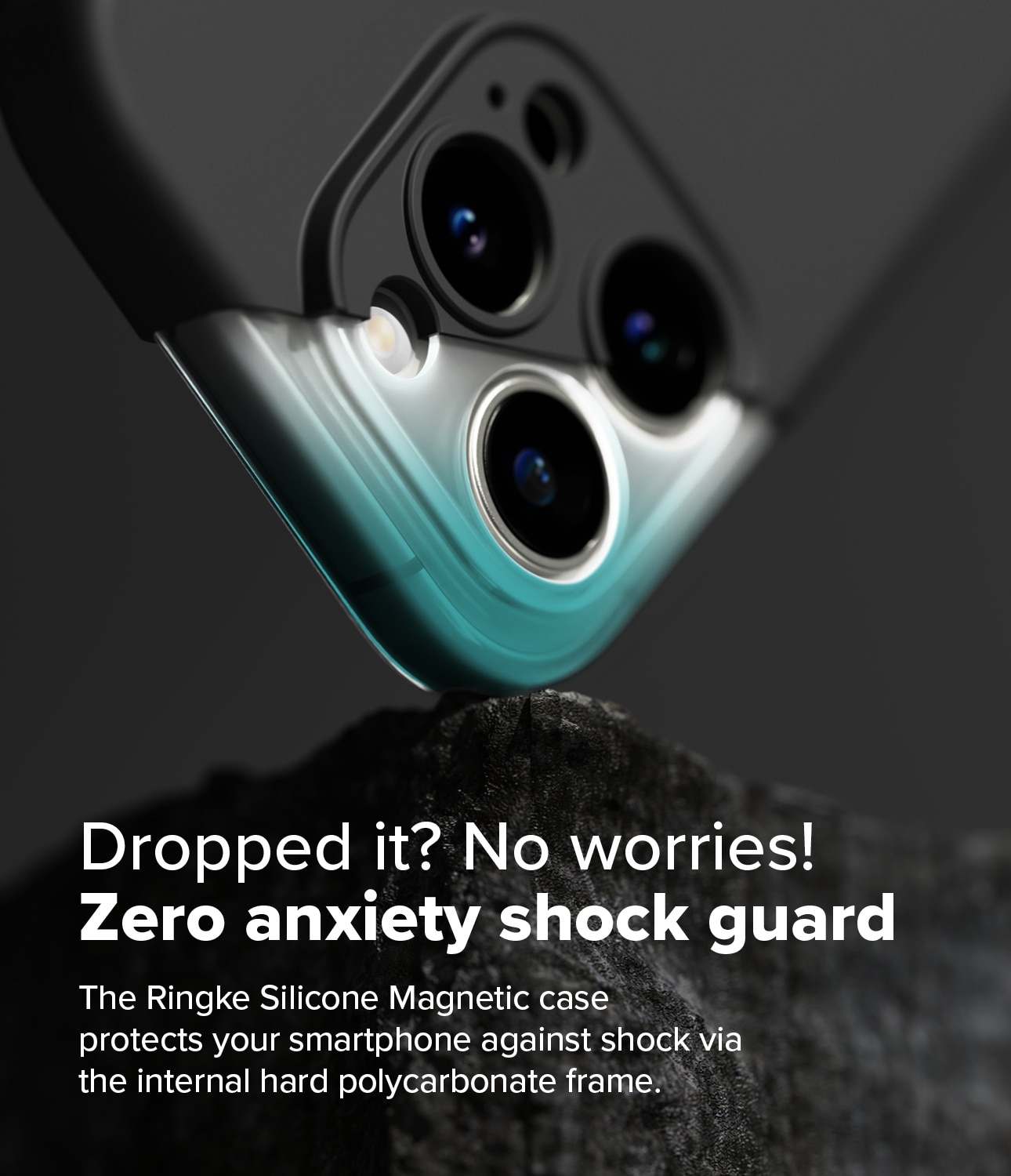 Silicone Magnetic Case iPhone 16 Pro Black