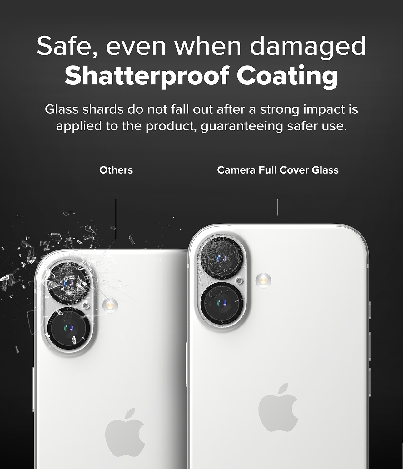 Camera Protector Glass iPhone 16 (2-pack)