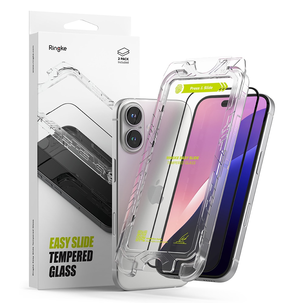 Easy Slide Glass (2-pack) iPhone 16