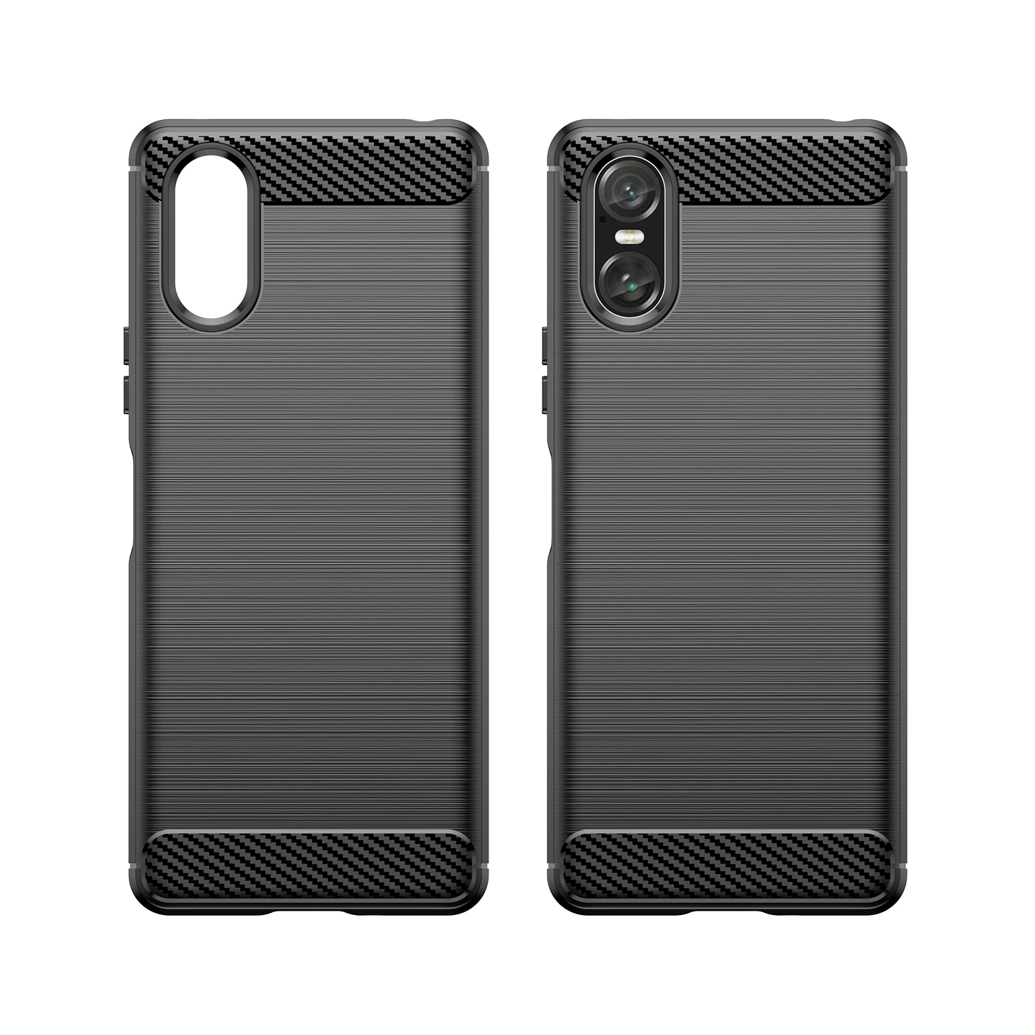 Sony Xperia 10 VI Cover TPU Brushed Black