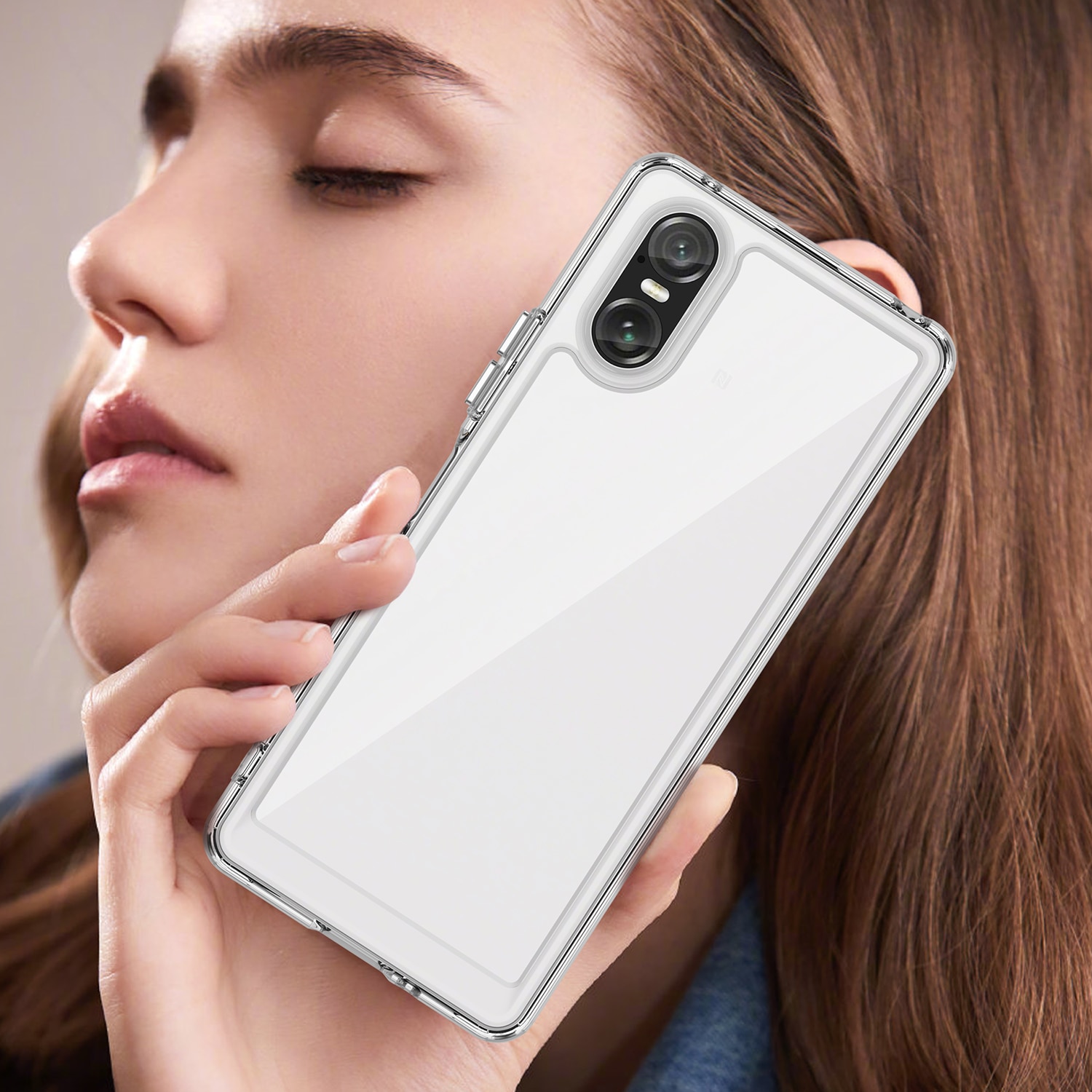 Hybridcover Sony Xperia 10 VI gennemsigtig