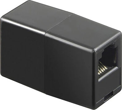 Network connector 8P/8C RJ45 sort