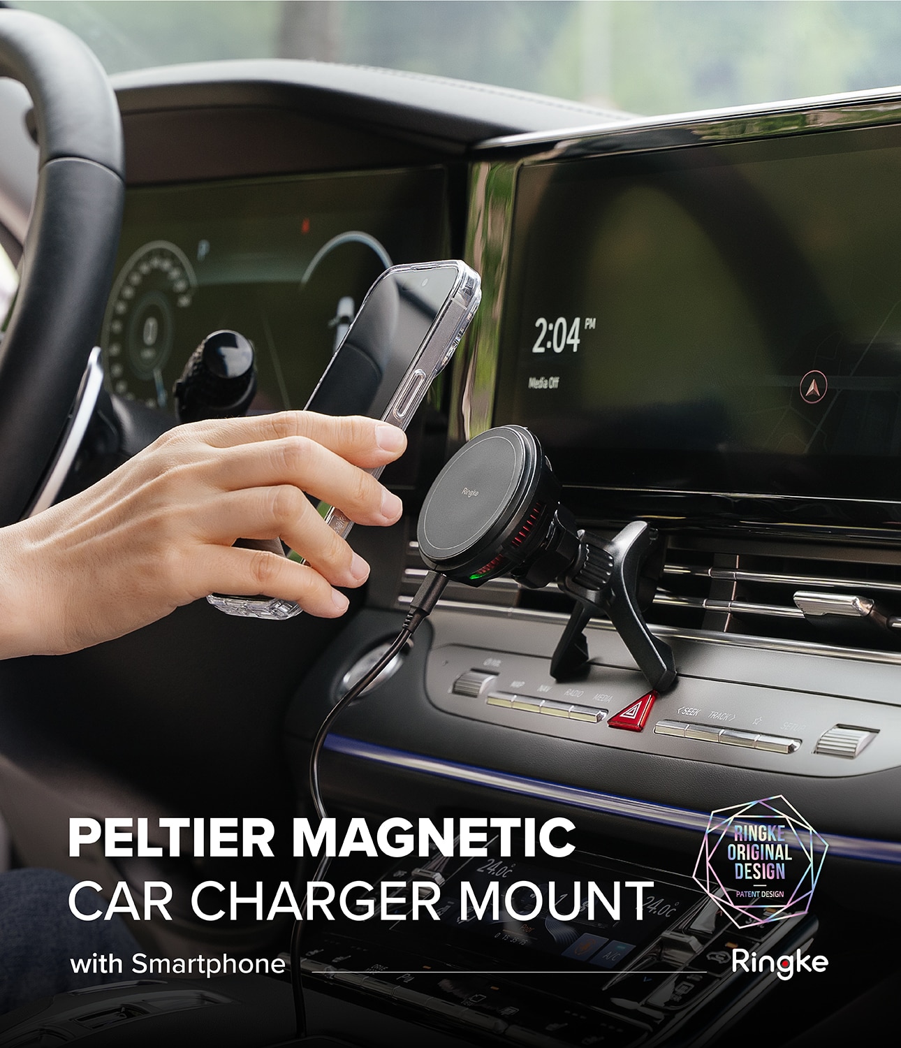 Peltier MagSafe Car Charger sort