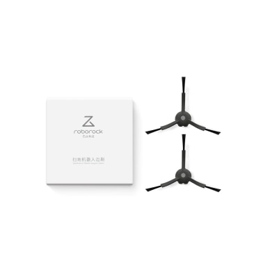 Sidebørster vinyl 2-pack  Roborock S8 Plus sort