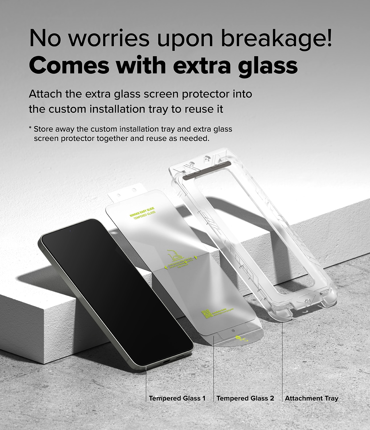 Easy Slide Privacy Glass (2-pack) Samsung Galaxy S25