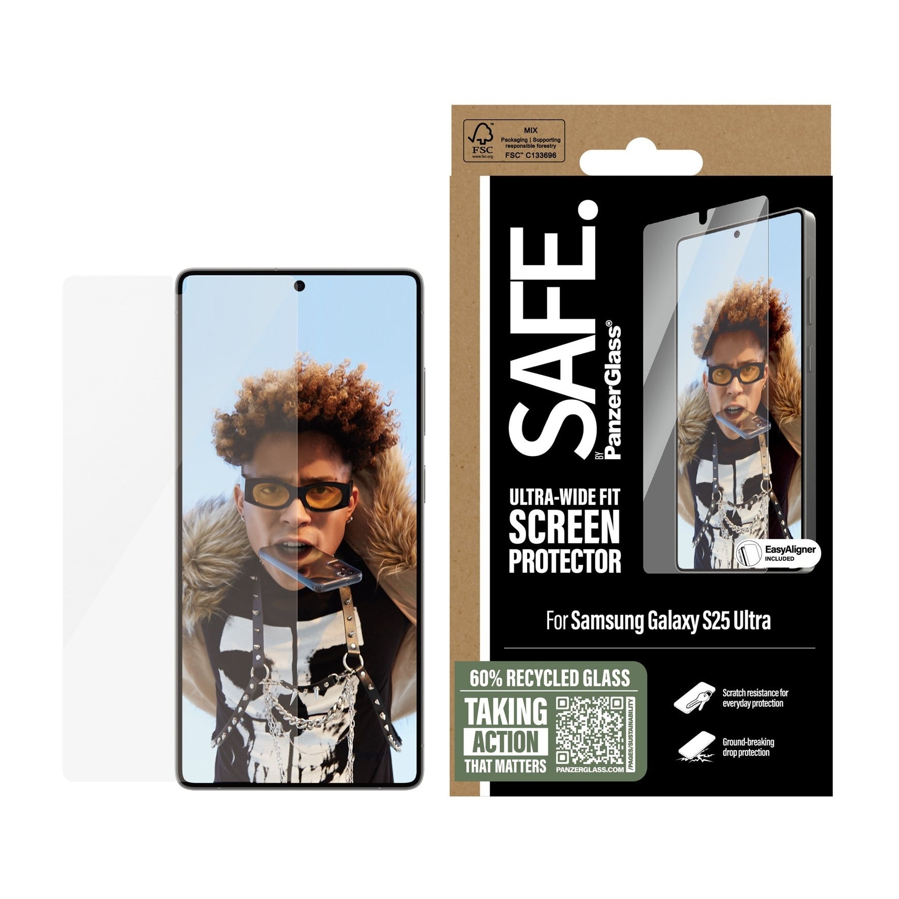 Samsung Galaxy A26 Skærmbeskytter Ultra Wide Fit (with EasyAligner)