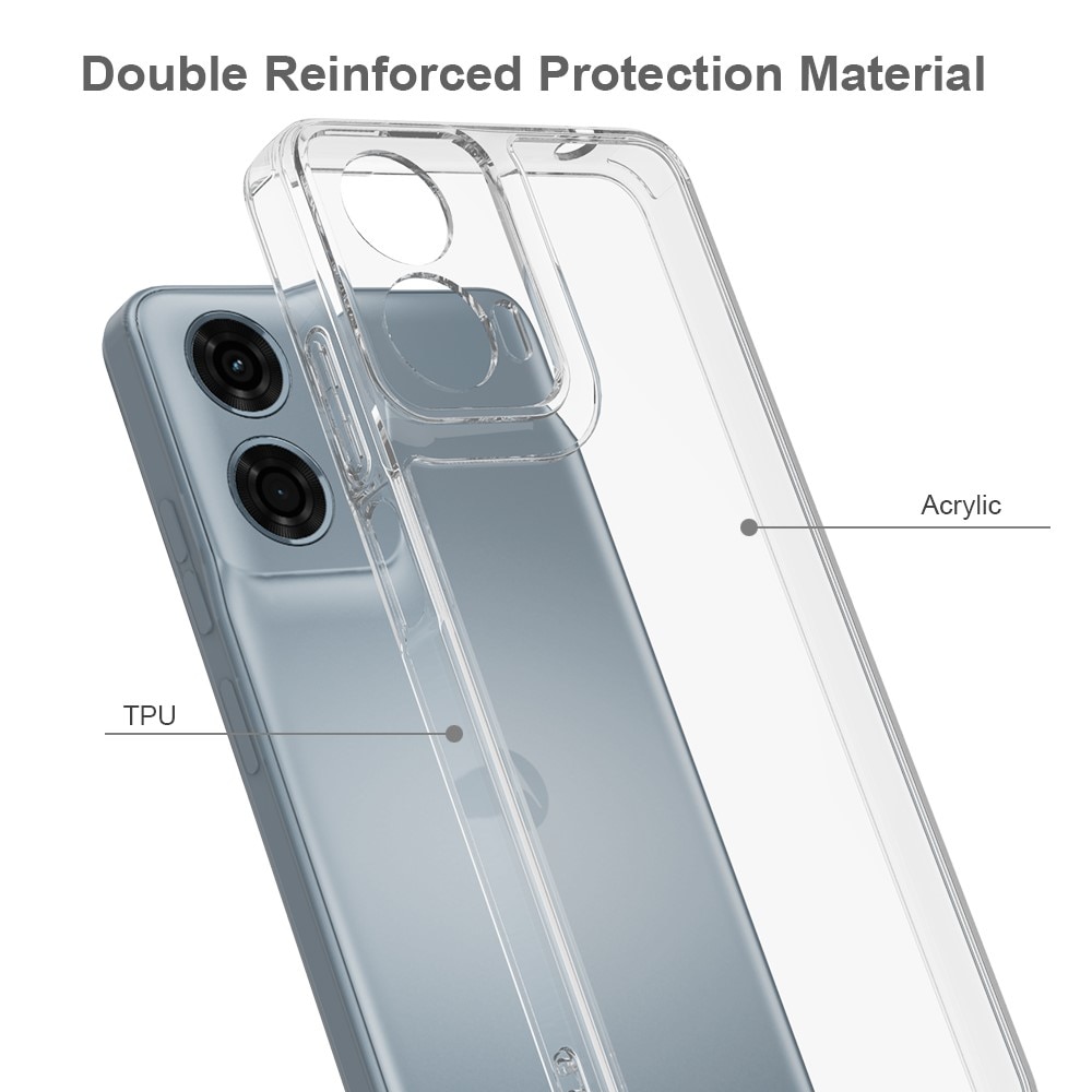 Hybridcover Motorola Moto G85 gennemsigtig