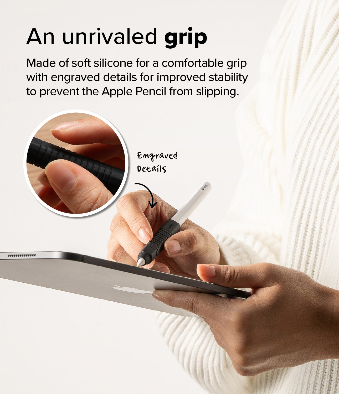 Silicone Grip Holder Apple Pencil sort