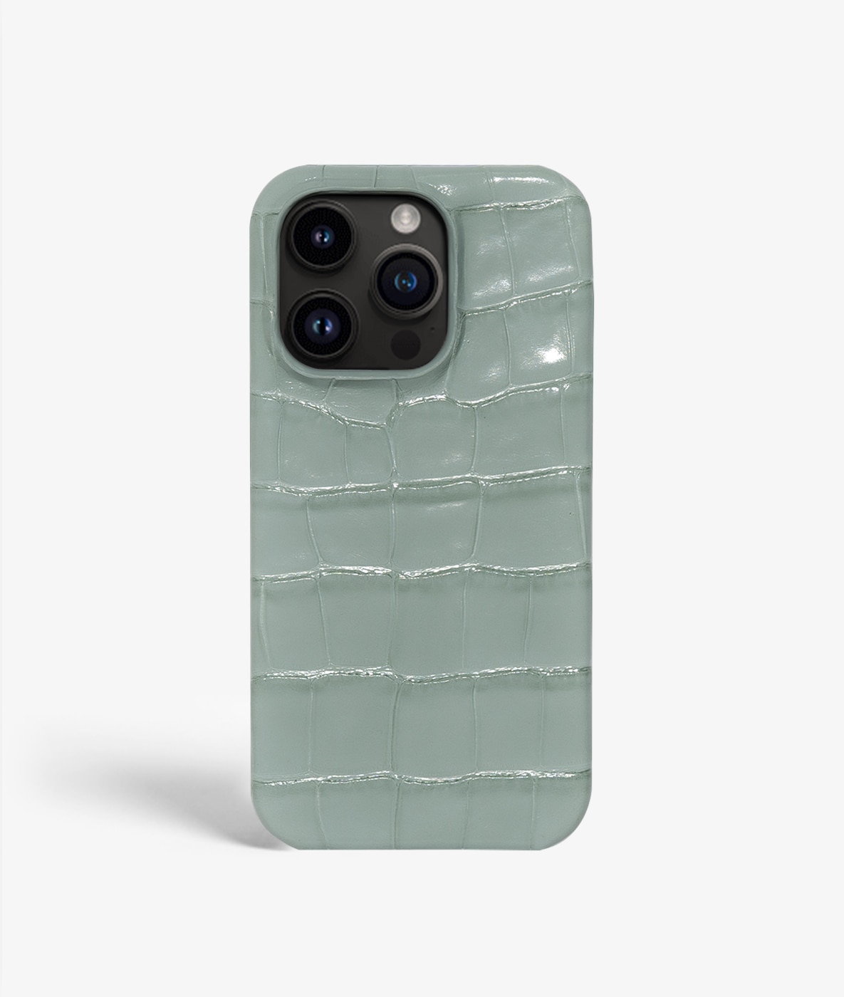 Cover iPhone 13 Pro Max Croco Teal