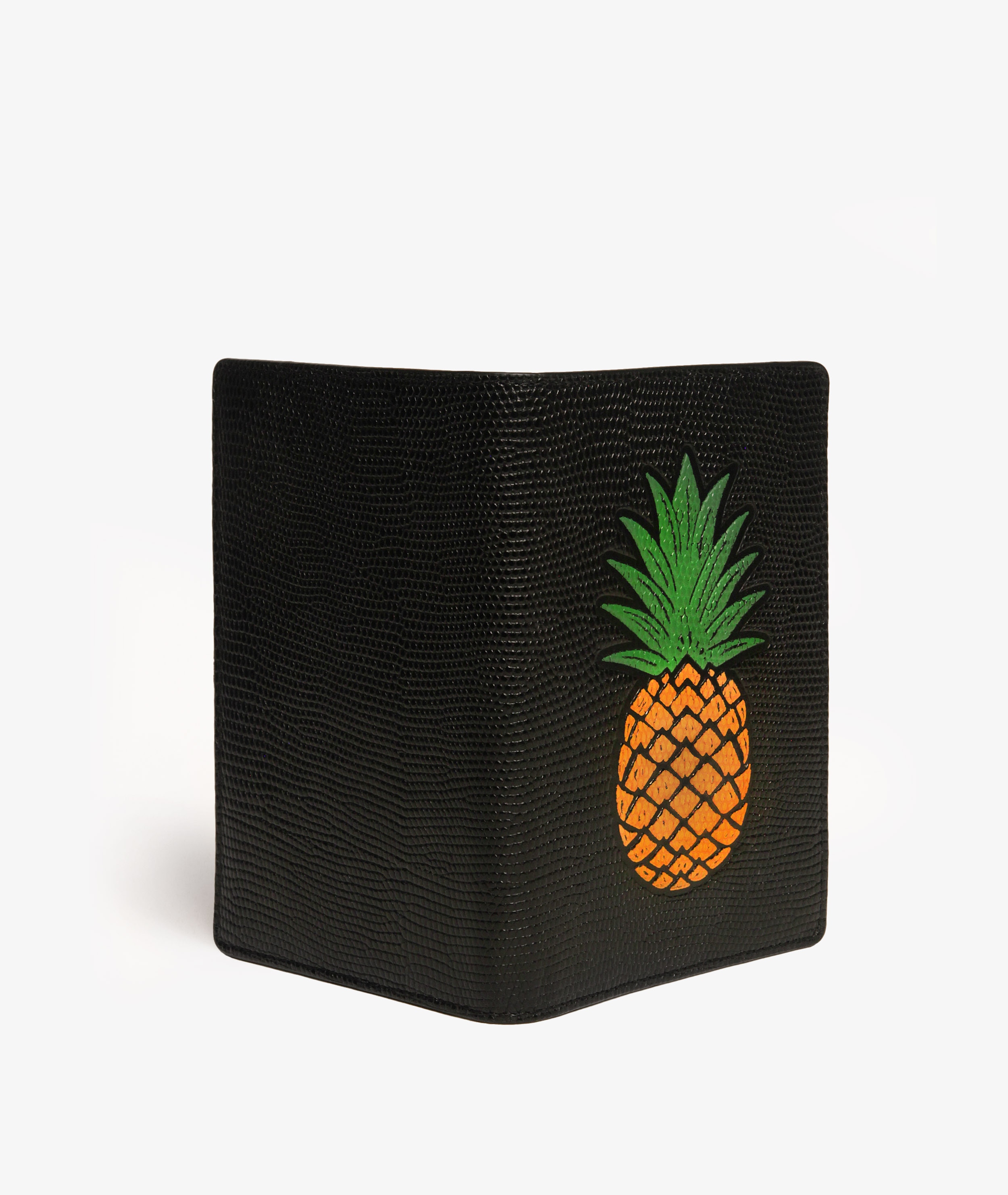 Pasetui Pineapple Orange Lizard Black