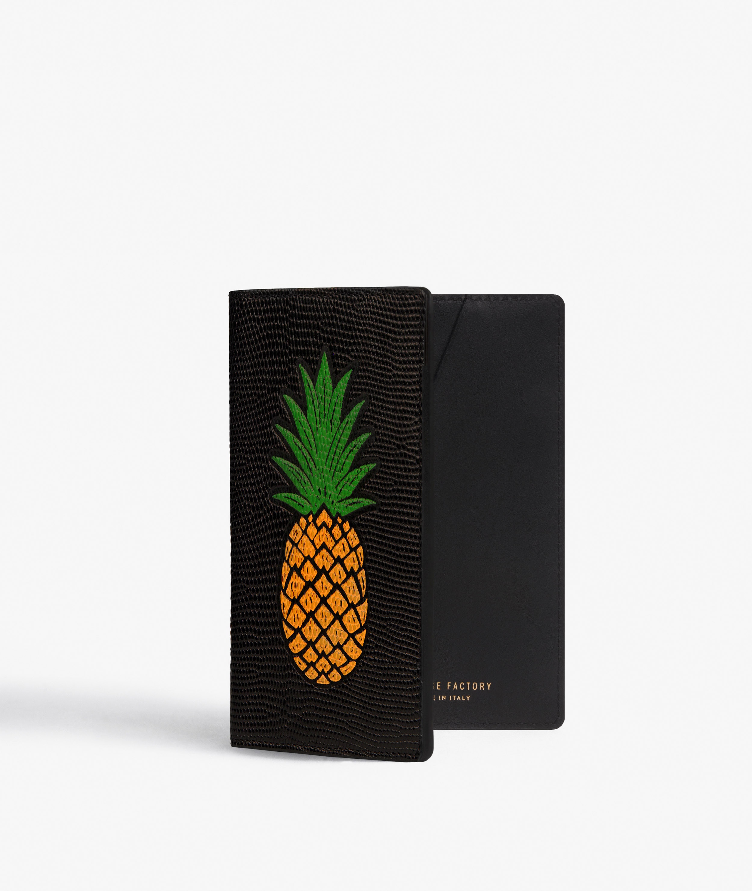 Pasetui Pineapple Orange Lizard Black