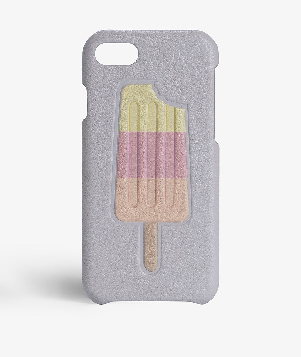 Cover iPhone 8 Popsicle Nappa Grey