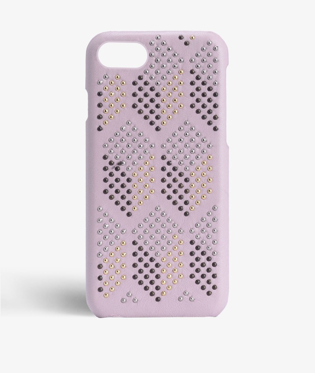 Cover iPhone SE 2022 Mixed Mini Studs Nappa Baby Pink