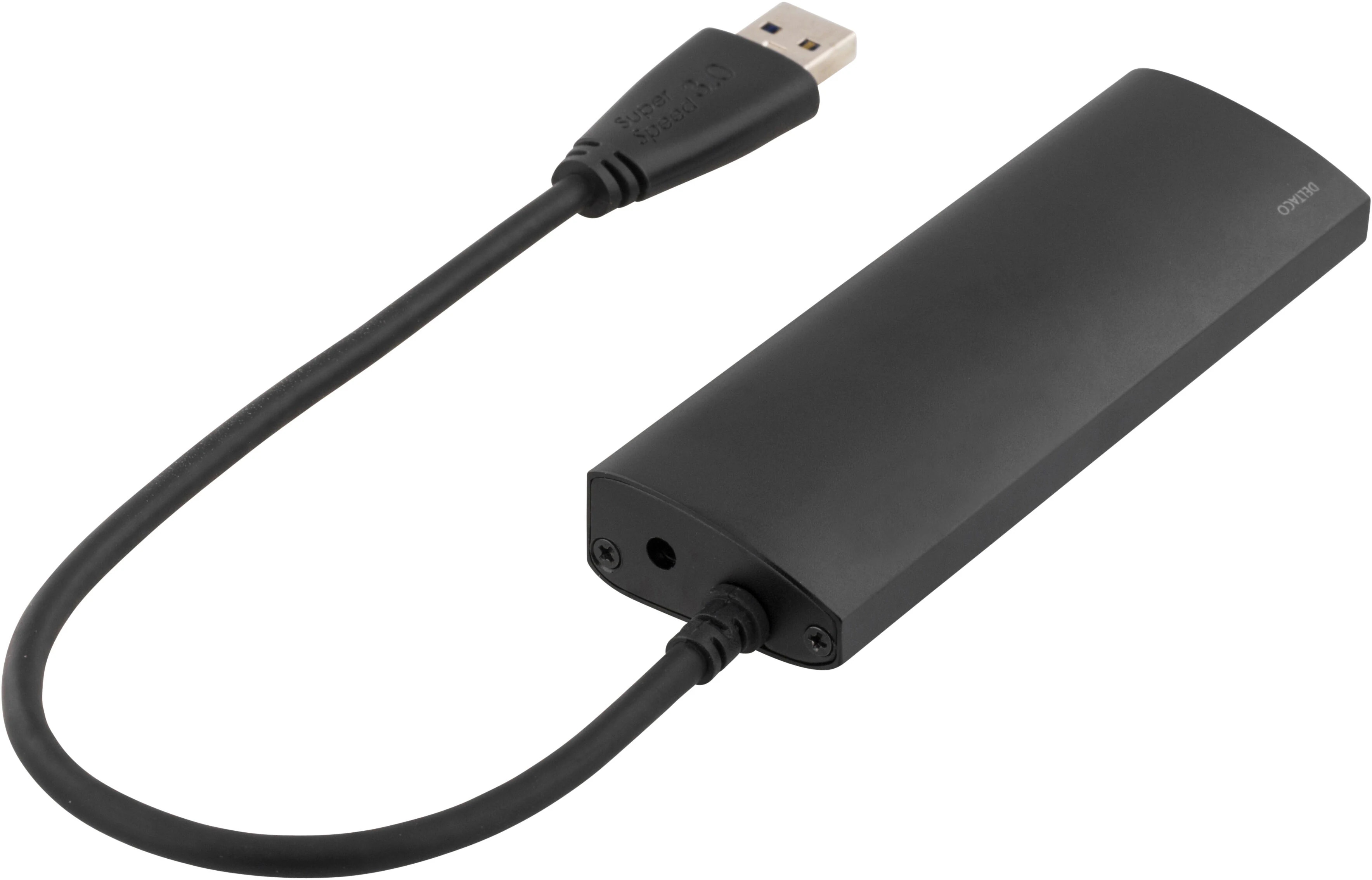 USB-A Hub 4x USB-A hun sort