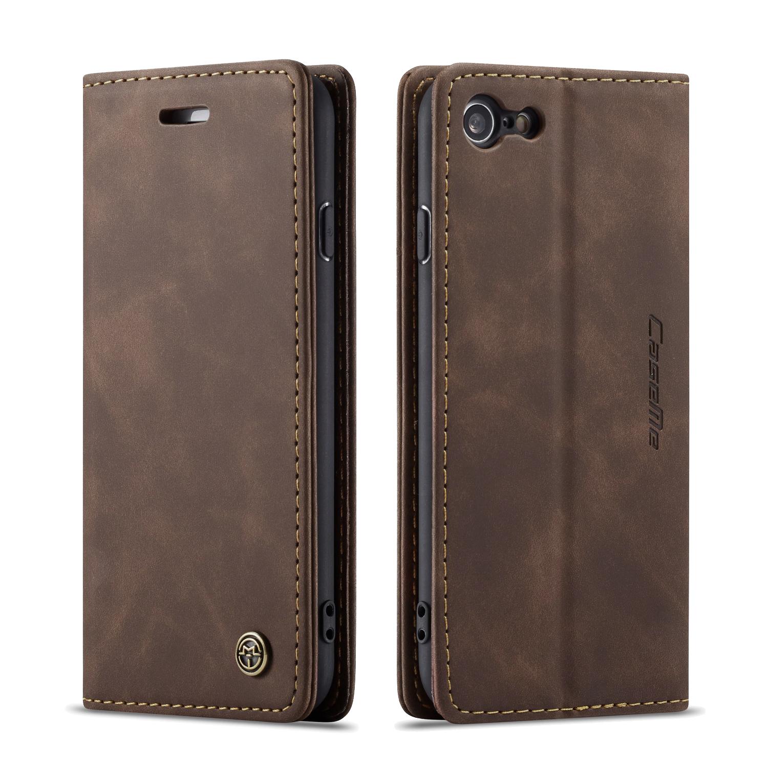 Slim Pung Etui iPhone SE (2020) brun