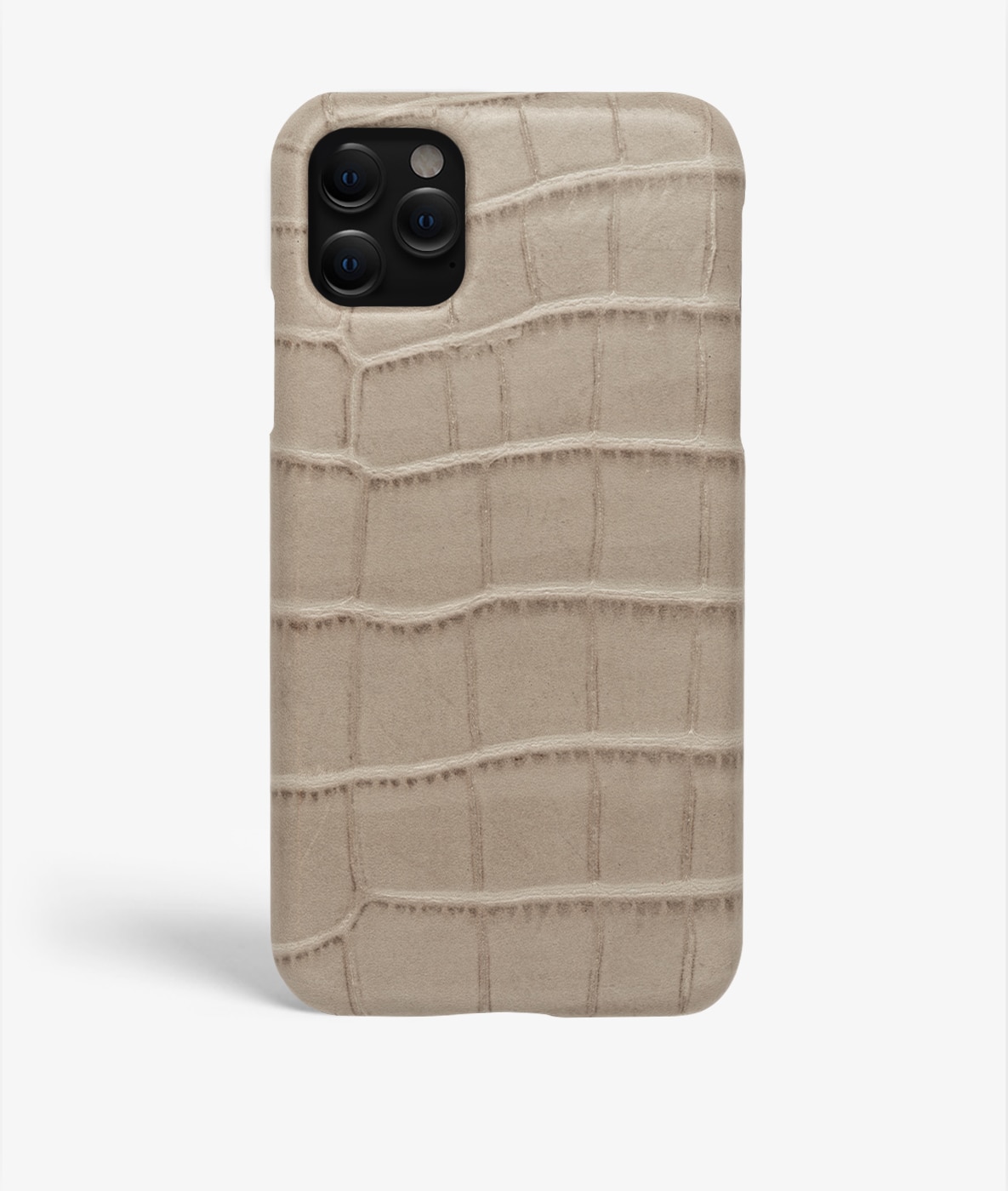 Cover iPhone 12/iPhone 12 Pro Croco Grey