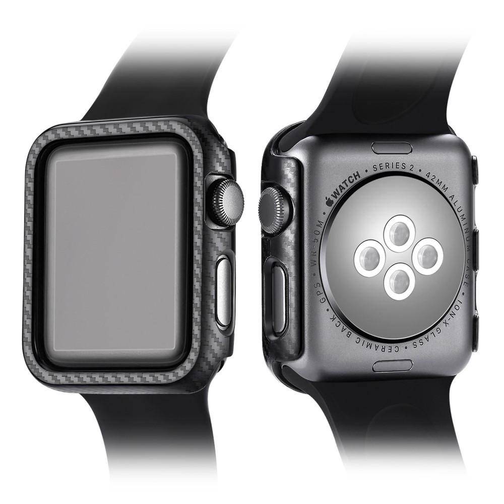 Carbon Cover Apple Watch SE 44mm sort