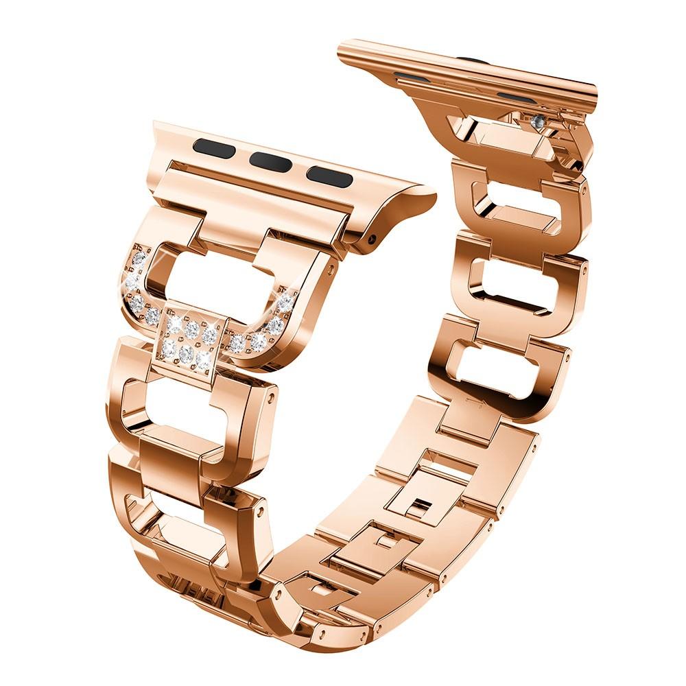 Rhinestone Bracelet Apple Watch SE 40mm Rose Gold