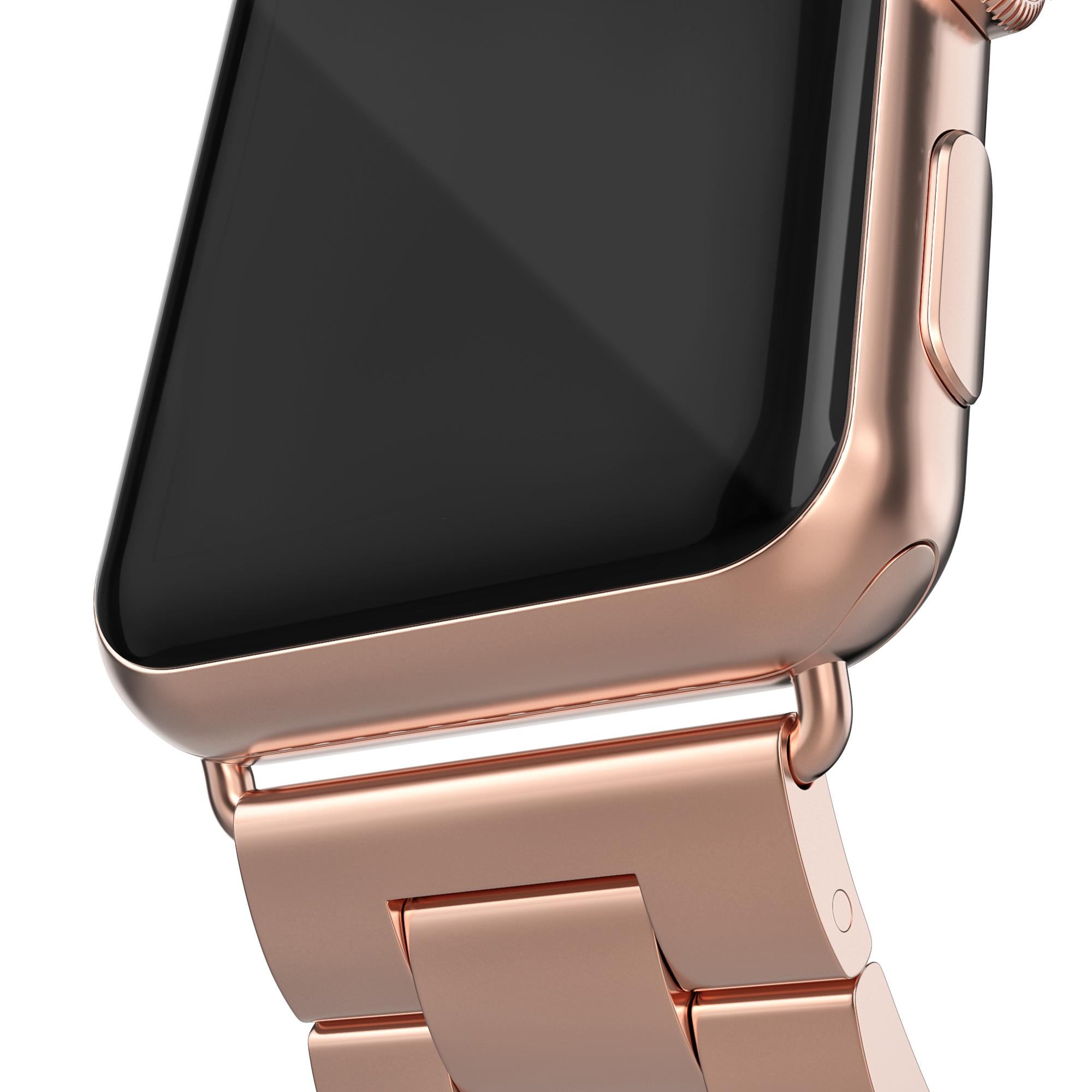 Metalarmbånd Apple Watch SE 40mm rose guld