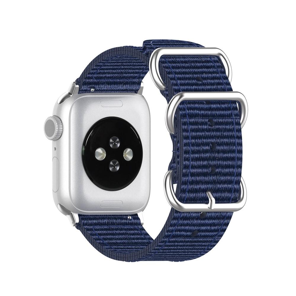 Apple Watch SE 44mm Nato armbånd blå